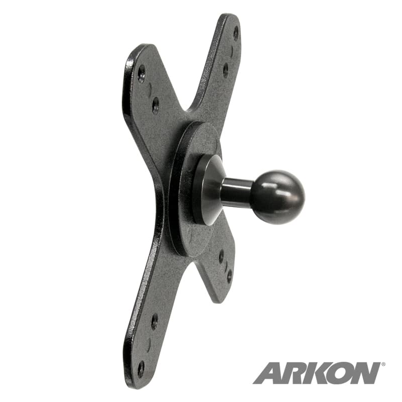Arkon VESA 75 / VESA 100 to 20mm Ball Adapter