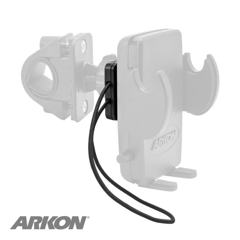 Arkon Adapter Plate Dual T-Slot to Dual T Tab with Bungee Locking Strap for Bike Mounts