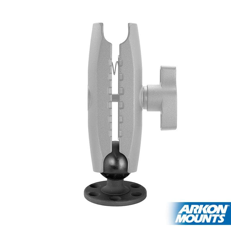 Arkon Robust Round Aluminum 57mm (2.25 inch) Ball to 5-Hole AMPS Adapter