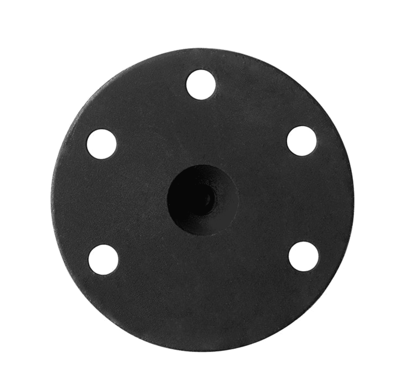 Arkon Robust Round Aluminum 57mm (2.25 inch) Ball to 5-Hole AMPS Adapter