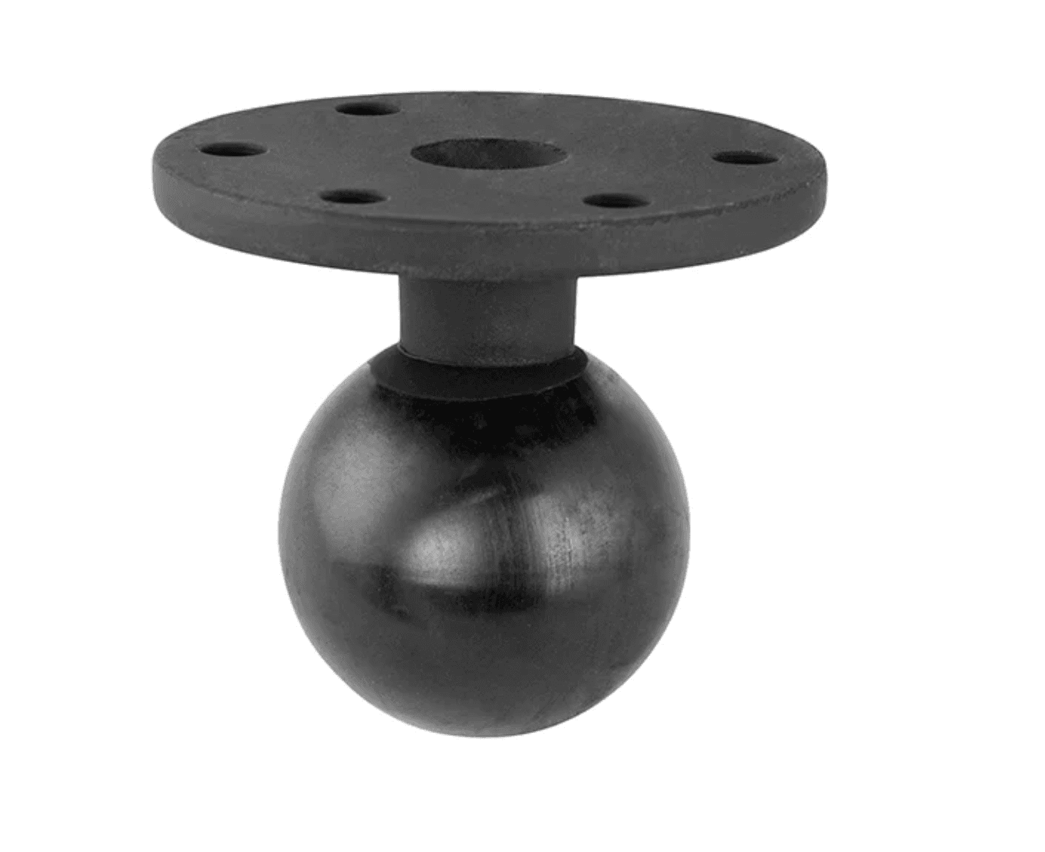 Arkon Robust Round Aluminum 57mm (2.25 inch) Ball to 5-Hole AMPS Adapter