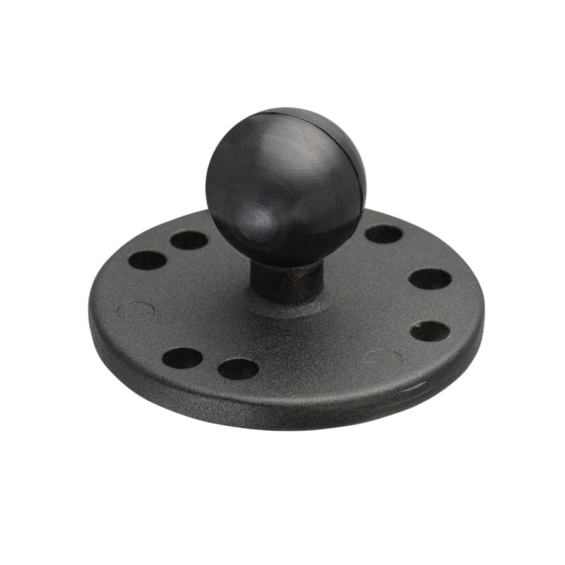Arkon Circular Metal Base Adapter with Rubber 25mm (1 inch) Ball