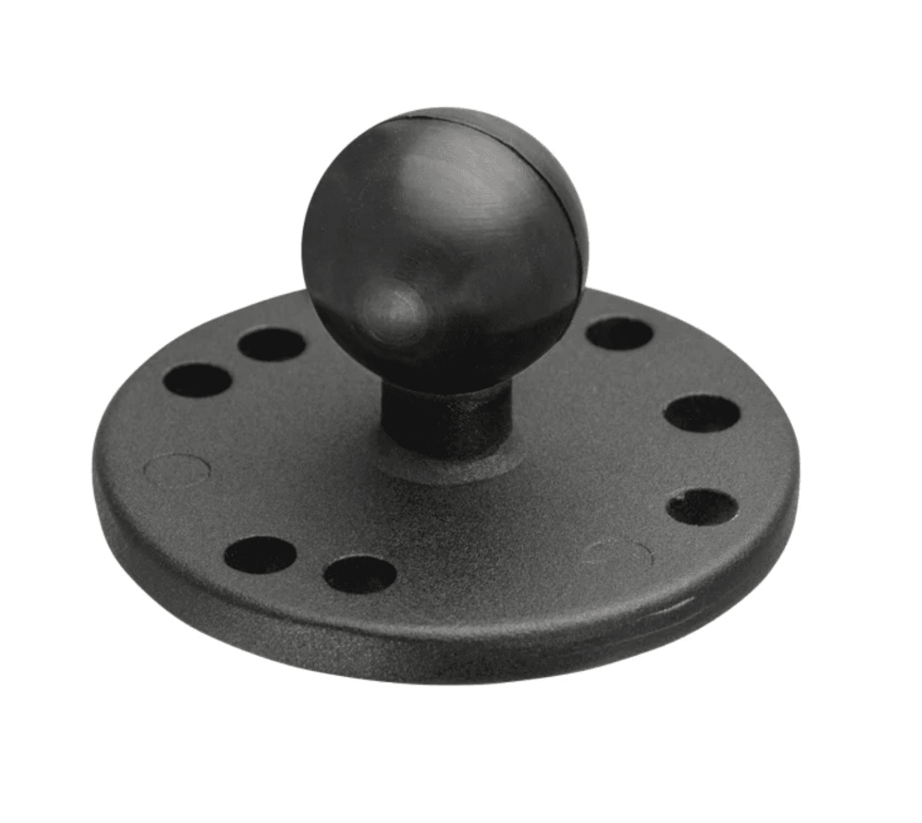 Arkon Circular Metal Base Adapter with Rubber 25mm (1 inch) Ball