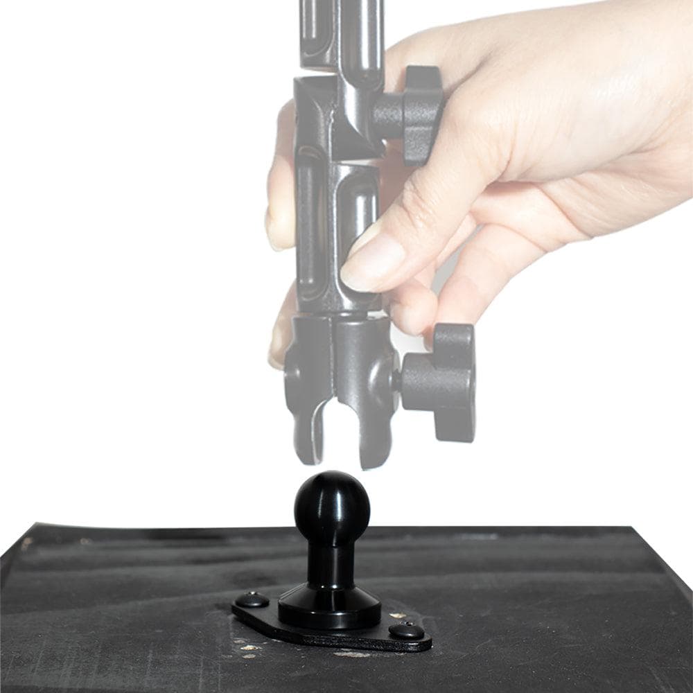 Arkon Diamond 2-Hole AMPS to 20mm Ball Adapter