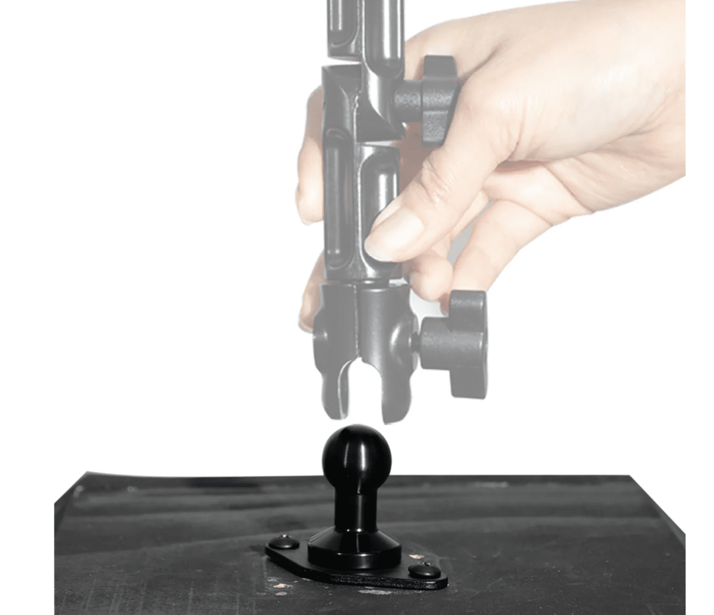 Arkon Diamond 2-Hole AMPS to 20mm Ball Adapter