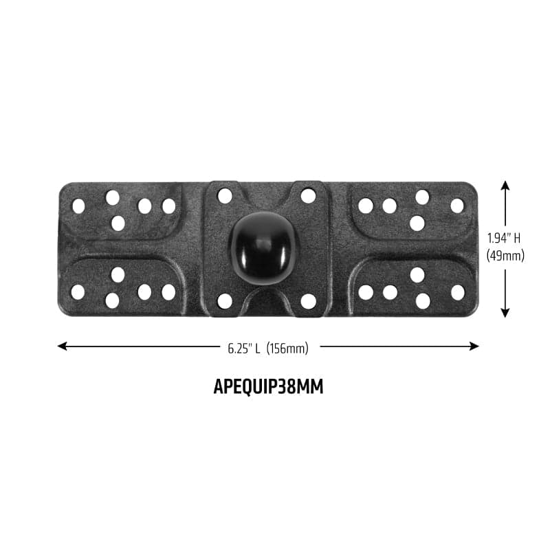 Arkon Mounting Plate - 38mm (1.5 inch) Ball Compatible