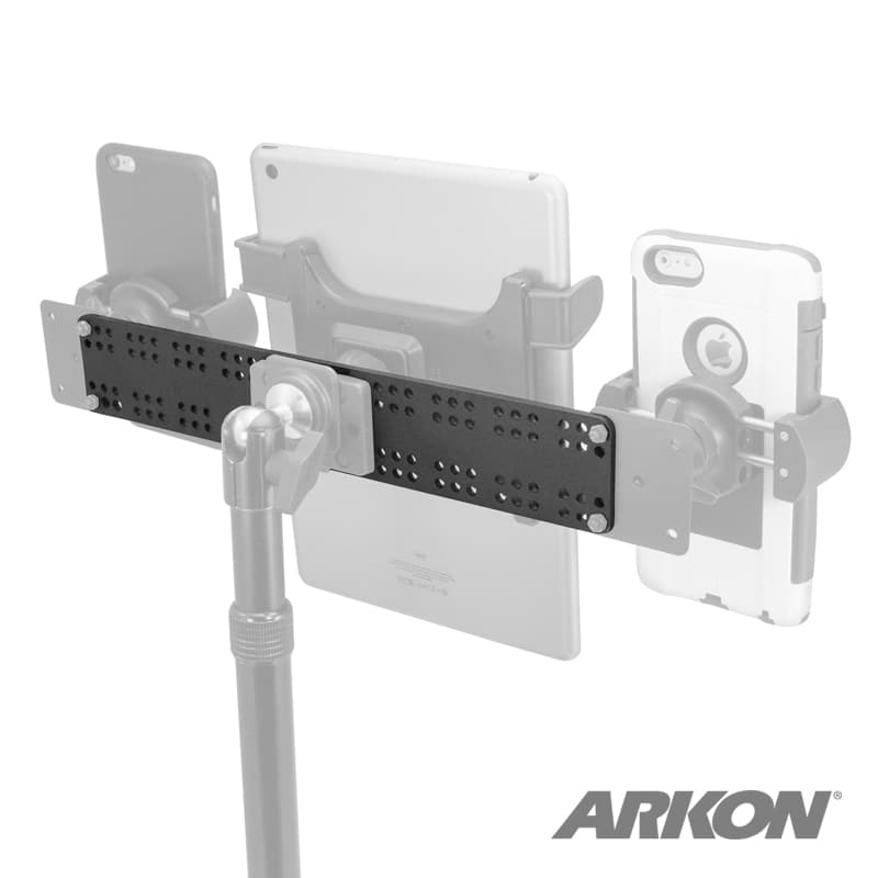 Arkon Adapter Plate - 13.75in (352mm) x 2in (50mm) Metal Equipment Plate