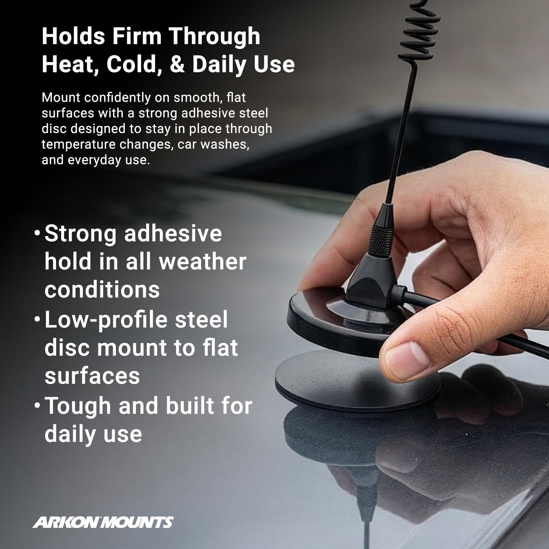Arkon 90mm VHB Adhesive Steel Disc
