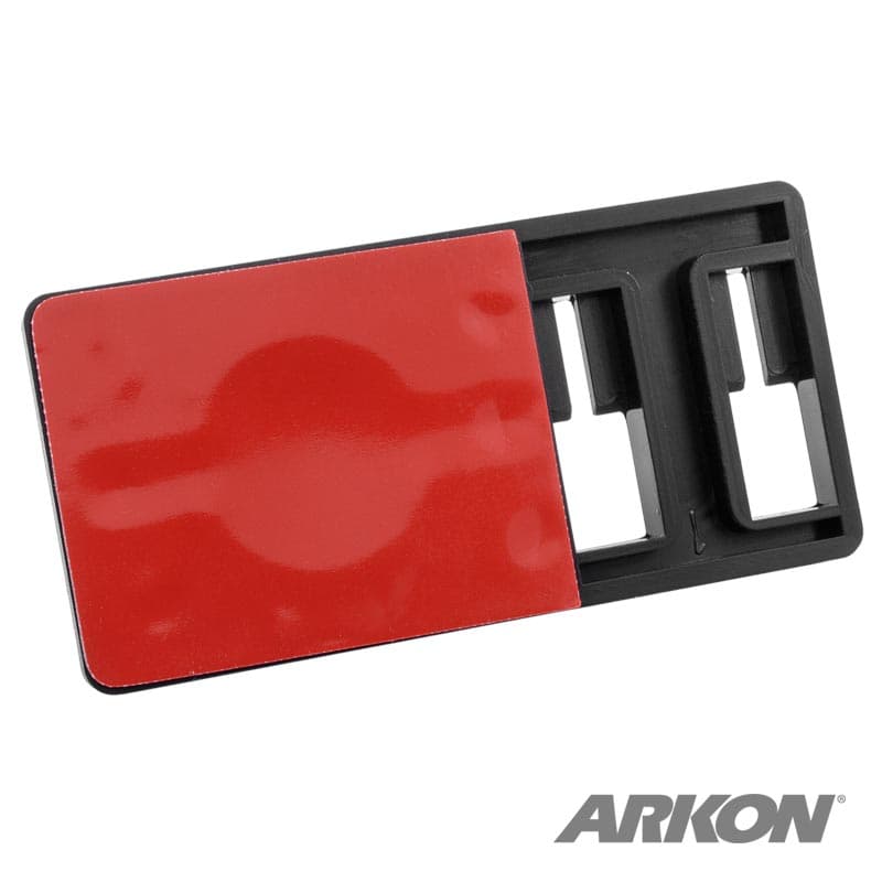Arkon Adhesive Security Plate with Slot for Use with Cables and Dual T-Slot for Mounting - Image 3