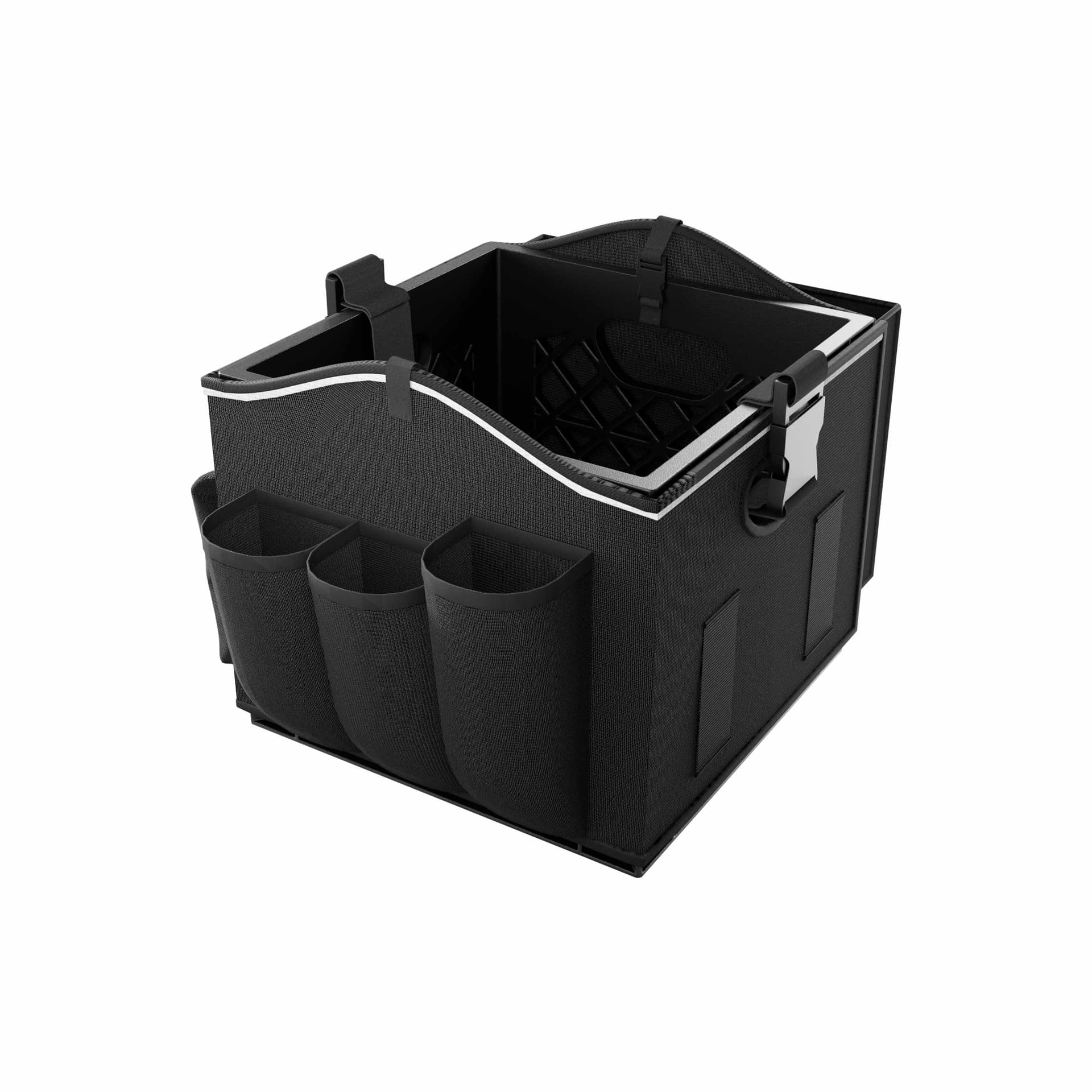 Arkon Portable Crate Workstation with Apron Organizer – Choose Your Mounting Setup - Base Only