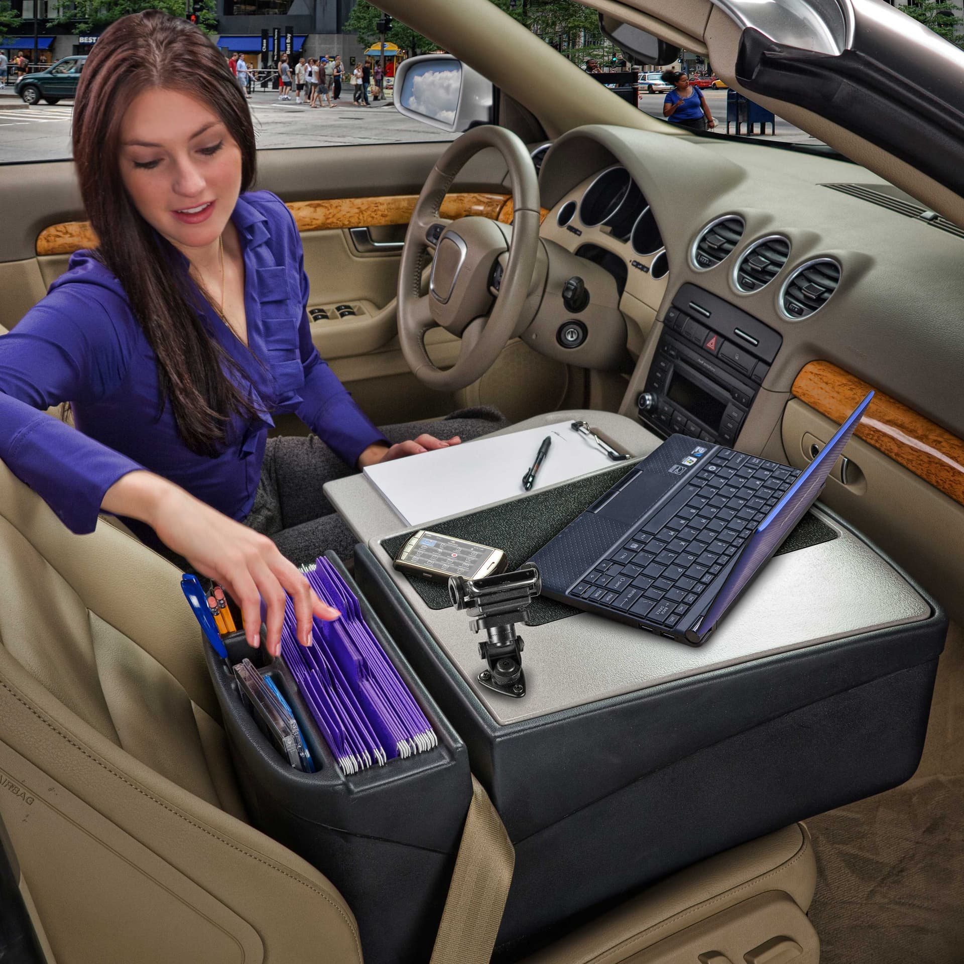 Arkon AutoExec GripMaster Car Desk - Image 11
