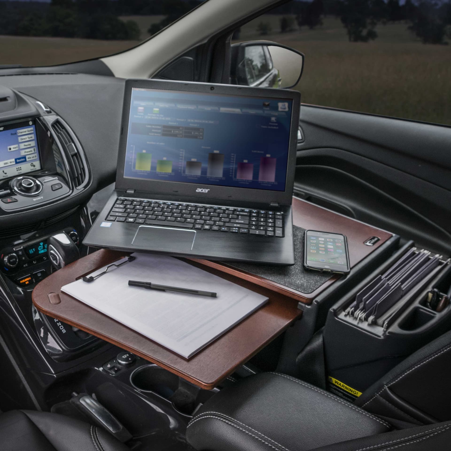 Arkon AutoExec GripMaster Car Desk - Image 24