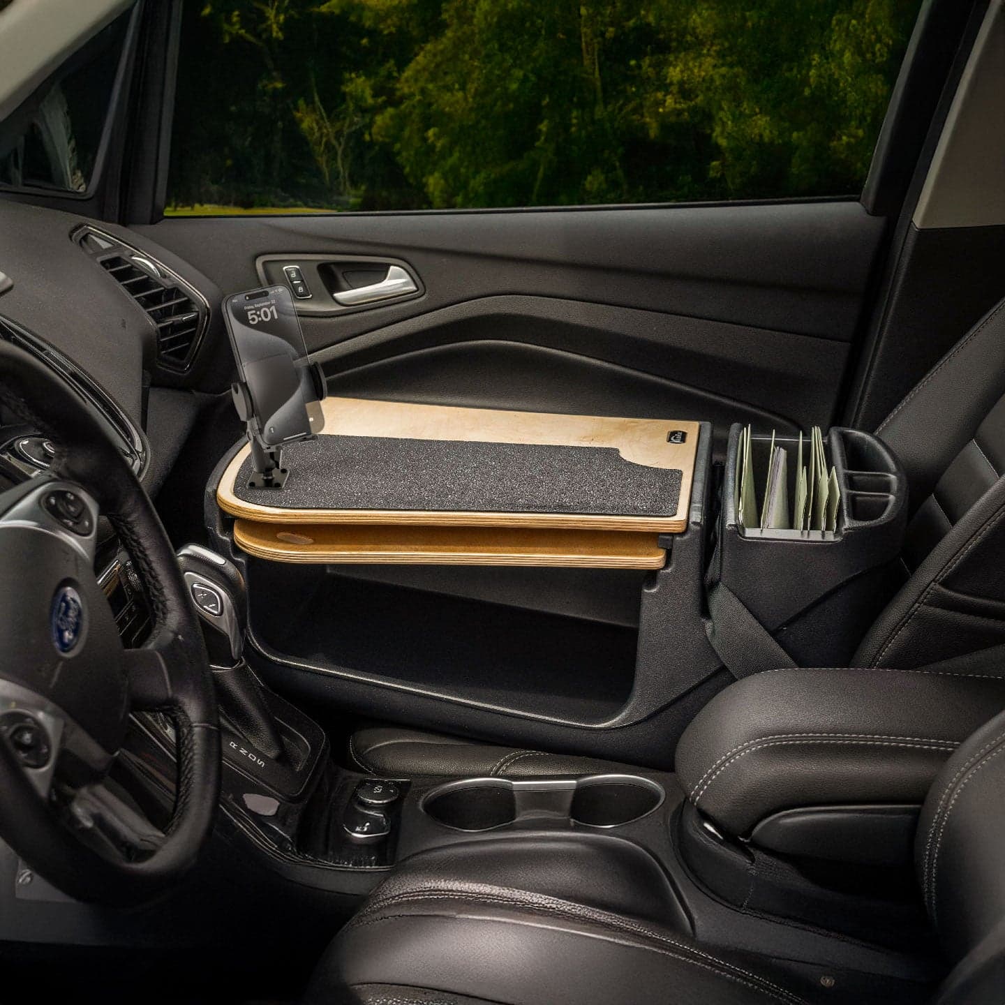Arkon AutoExec GripMaster Car Desk with Mega Grip™ Drill-Base Mount - Image 4