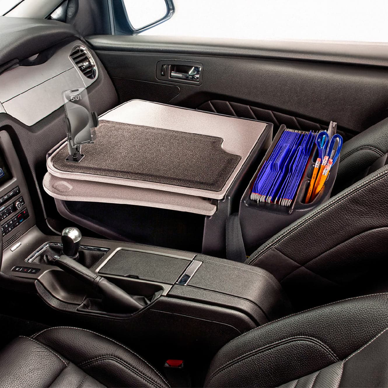 Arkon AutoExec GripMaster Car Desk with Mega Grip™ Drill-Base Mount - Image 8