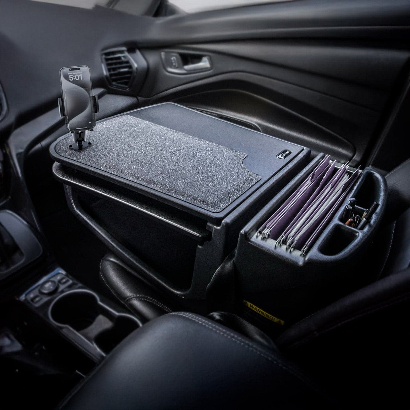 Arkon AutoExec GripMaster Car Desk with Mega Grip™ Drill-Base Mount - Image 11
