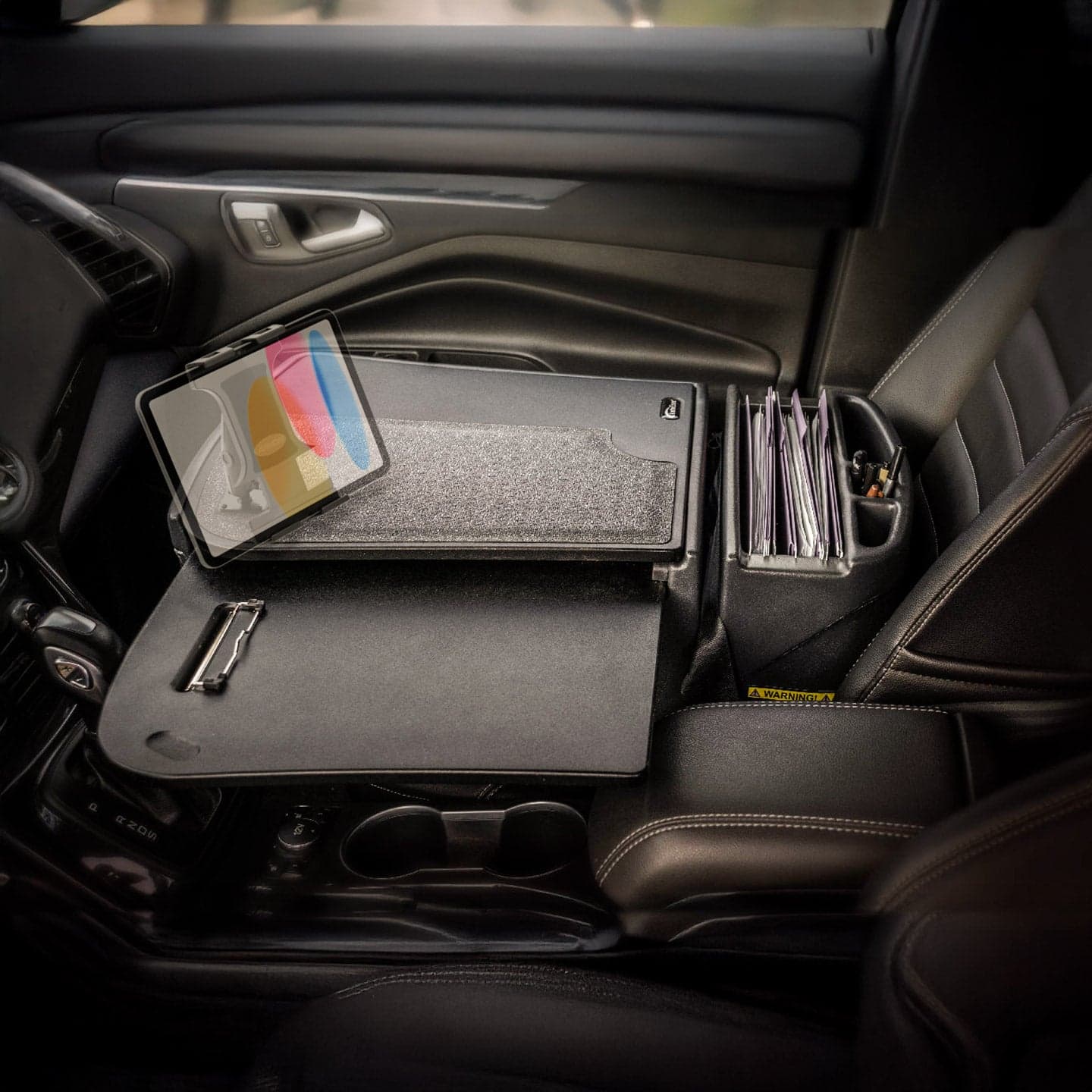Arkon AutoExec GripMaster Car Desk with Slim-Grip® Ultra Pro Drill-Base Mount - Image 11