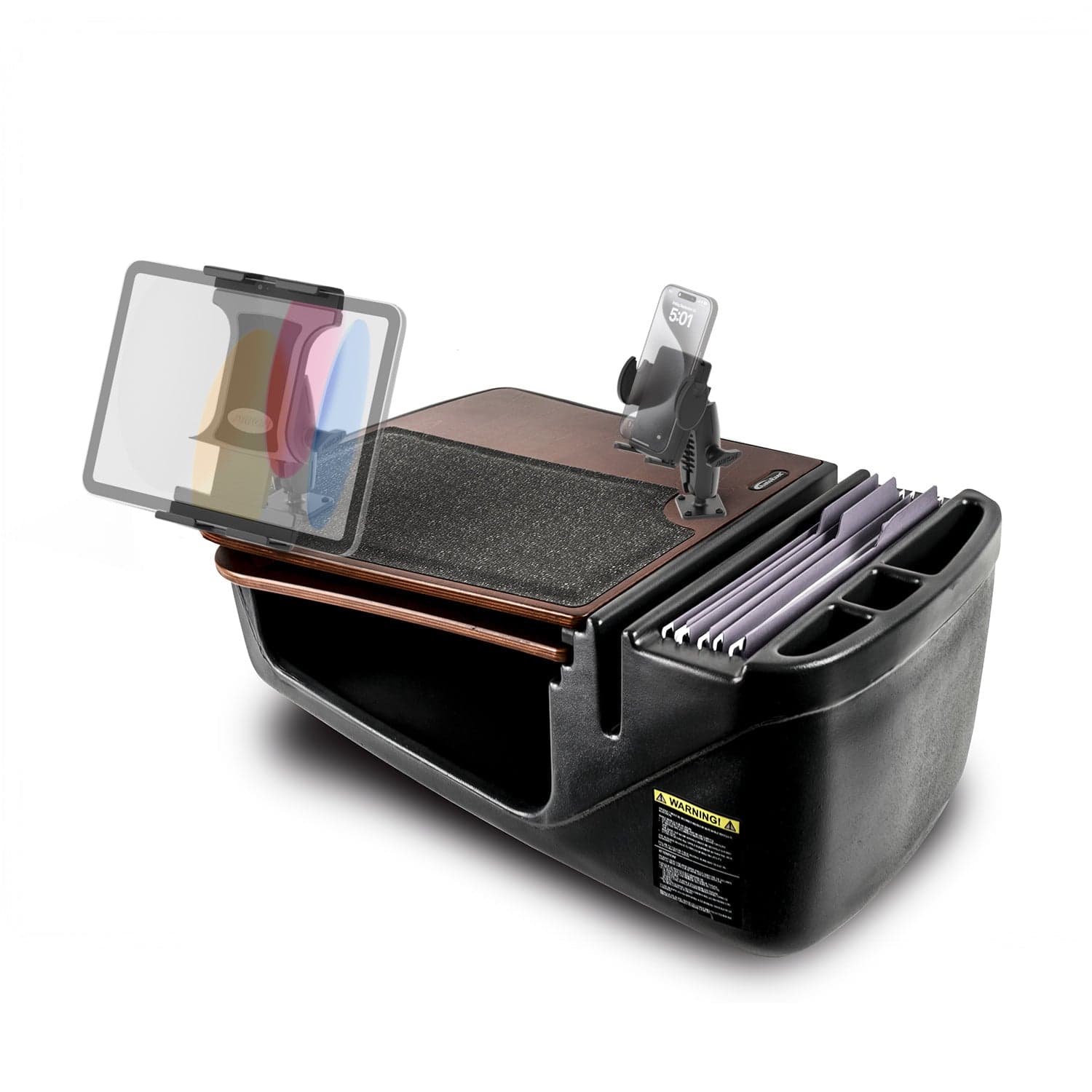 Arkon AutoExec GripMaster Car Desk with Mega Grip™ and Slim-Grip® Ultra Pro Drill-Base Mounts - Image 13