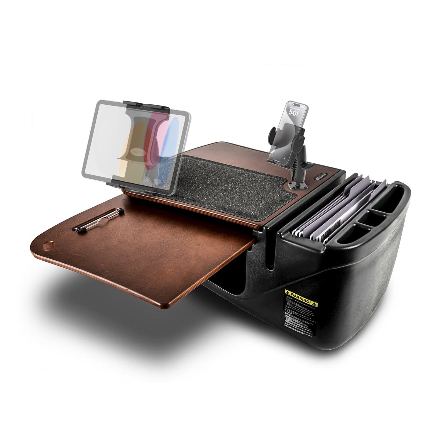 Arkon AutoExec GripMaster Car Desk with Mega Grip™ and Slim-Grip® Ultra Pro Drill-Base Mounts - Image 14