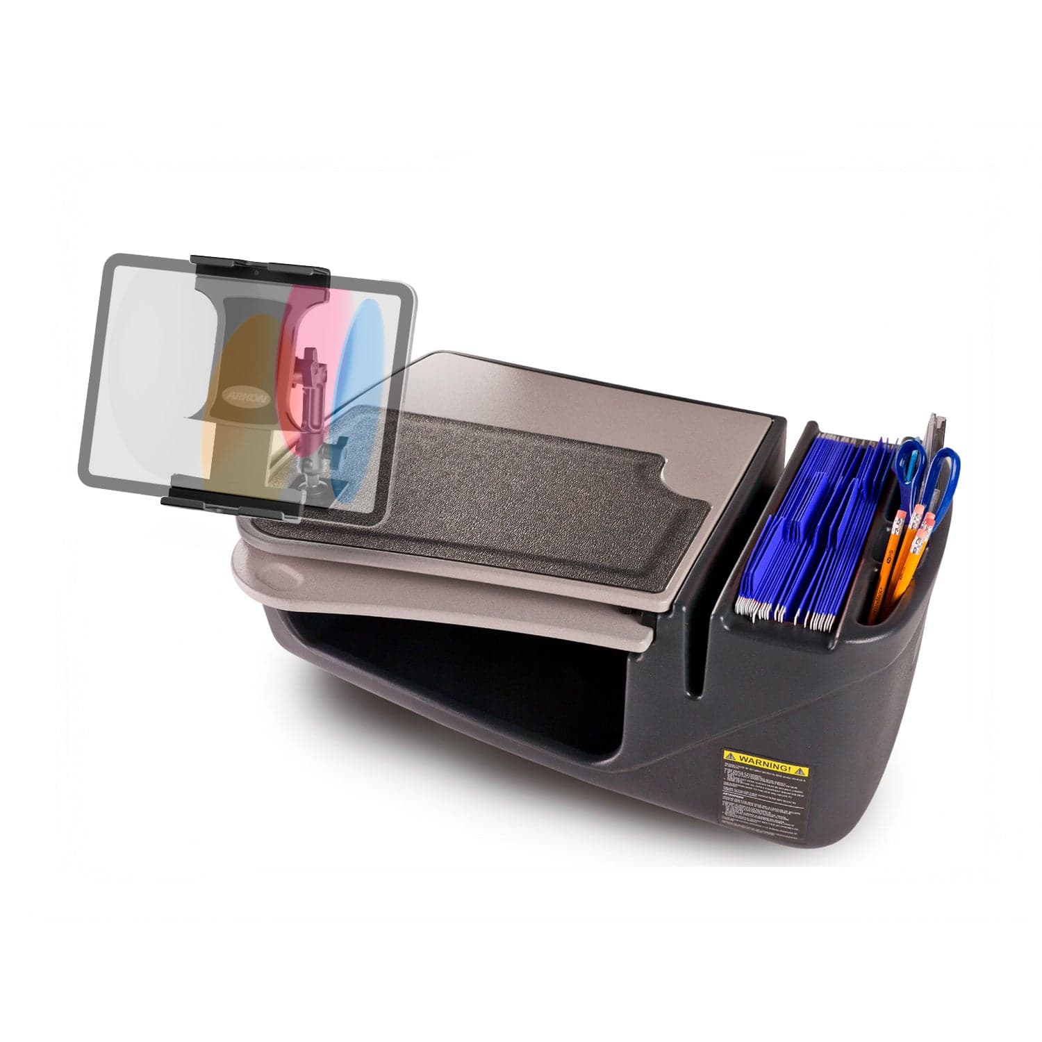 Arkon AutoExec GripMaster Car Desk with Slim-Grip® Ultra Pro Multi-Angle Mount - Image 6