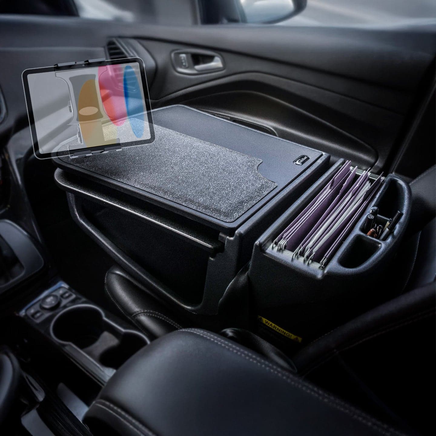 Arkon AutoExec GripMaster Car Desk with Slim-Grip® Ultra Pro Multi-Angle Mount - Image 10