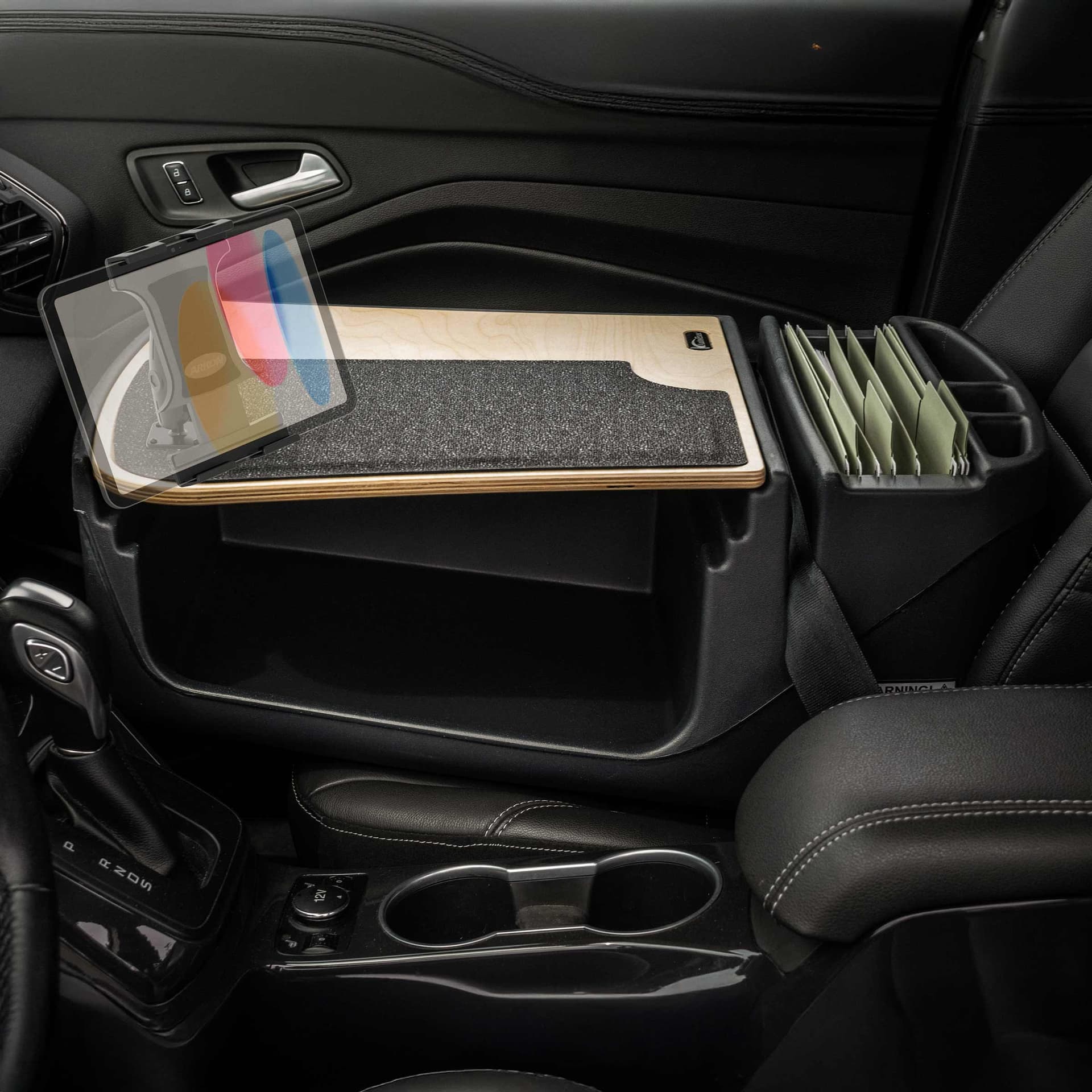 Arkon GripMaster Efficiency Car Desk with Slim-Grip® Ultra Pro Drill-Base Mount - Image 2