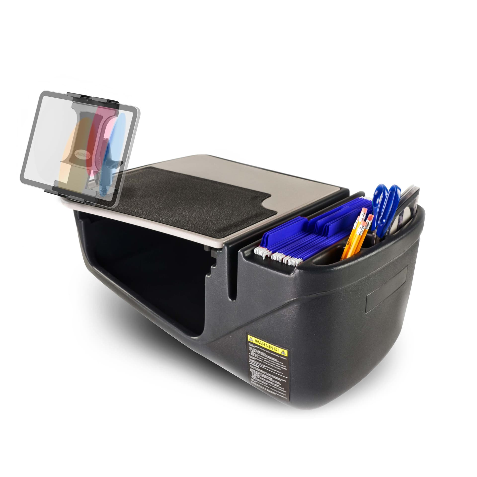 Arkon GripMaster Efficiency Car Desk with Slim-Grip® Ultra Pro Drill-Base Mount - Image 4