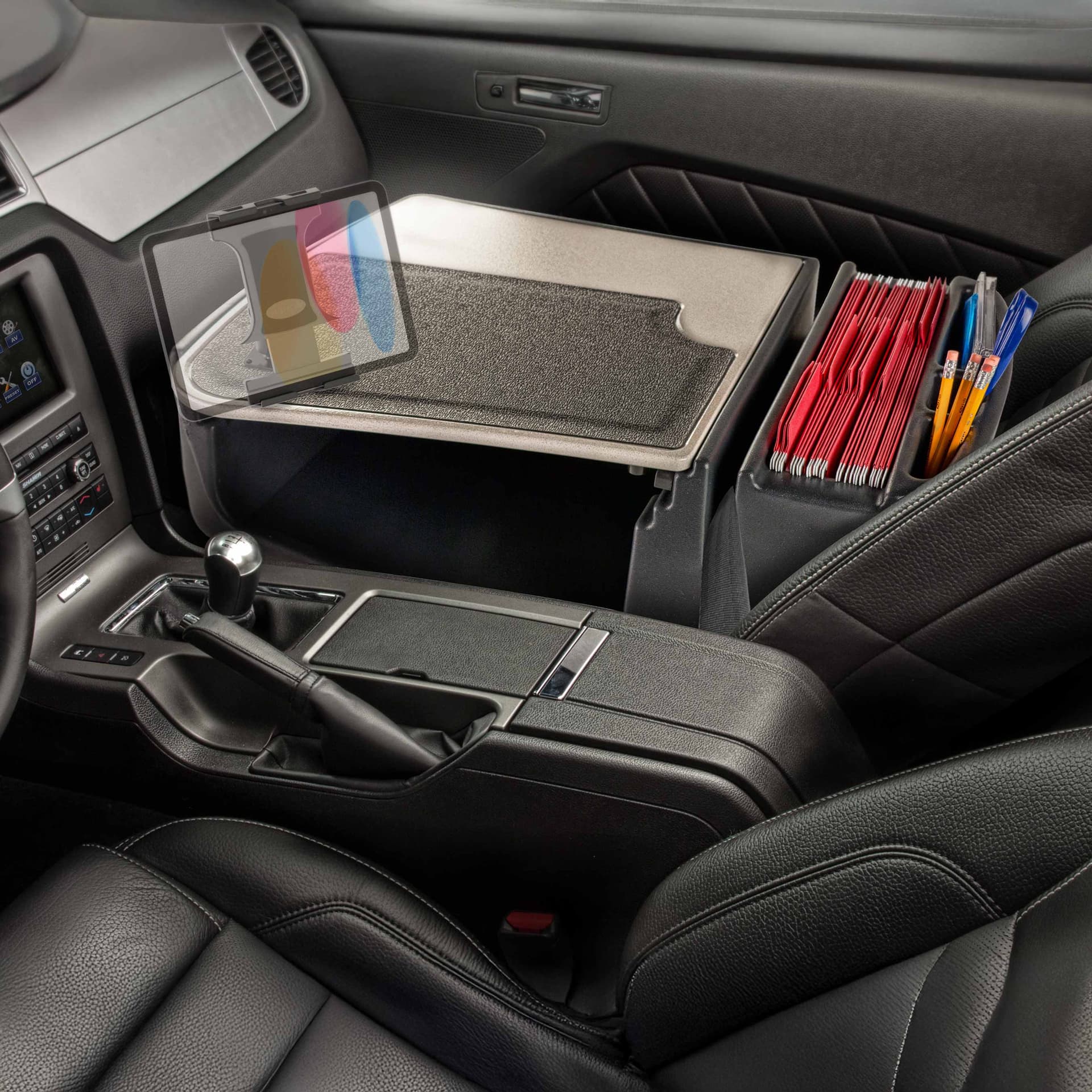 Arkon GripMaster Efficiency Car Desk with Slim-Grip® Ultra Pro Drill-Base Mount - Image 7