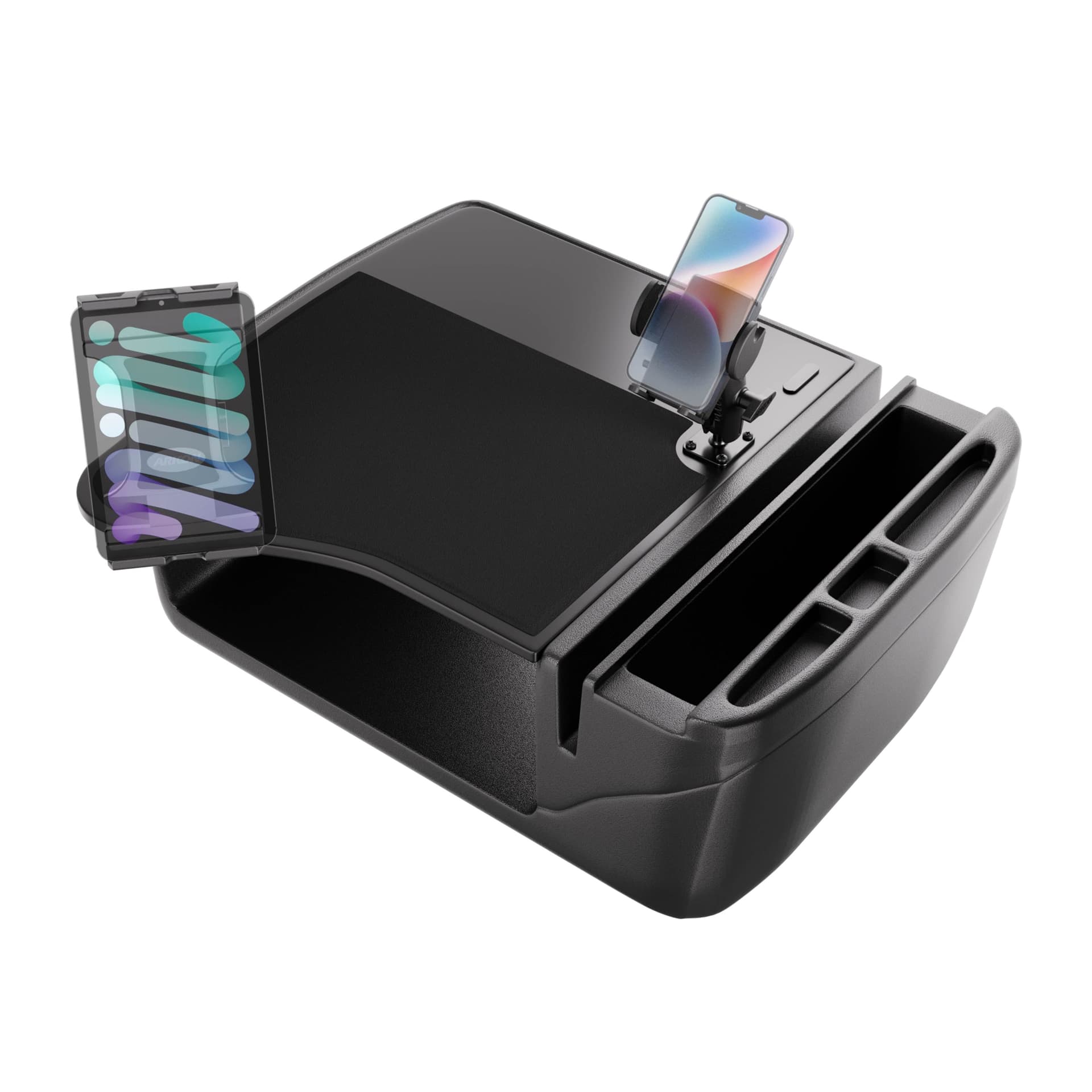 Arkon AutoExec GripMaster Efficiency Car Desk with Mega Grip™ and Slim-Grip® Ultra Pro Drill-Base Mounts - Image 13