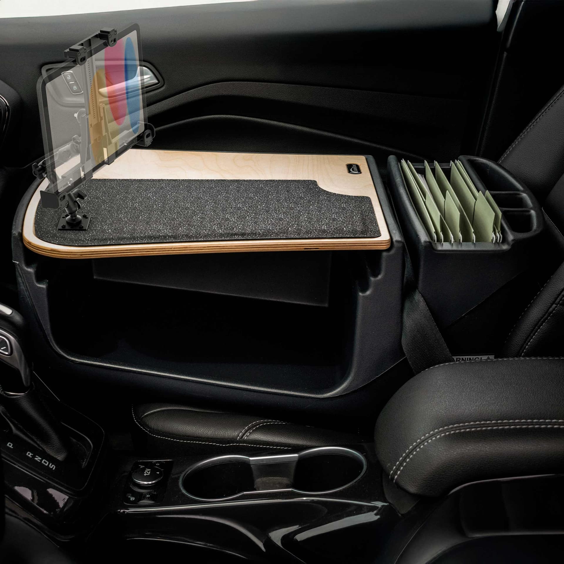 Arkon AutoExec GripMaster Efficiency Car Desk LockVise® Locking Tablet Holder and Multi-Angle Mount - Image 2