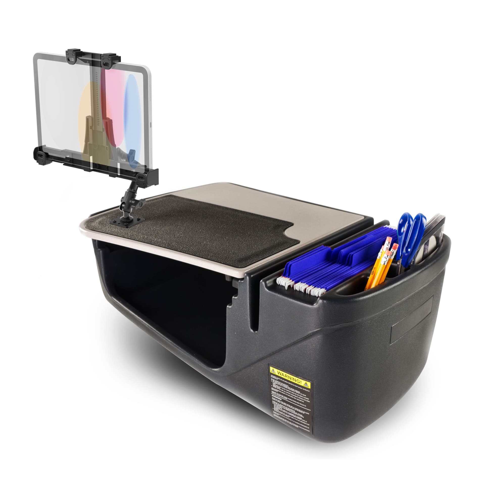 Arkon AutoExec GripMaster Efficiency Car Desk LockVise® Locking Tablet Holder and Multi-Angle Mount - Image 4