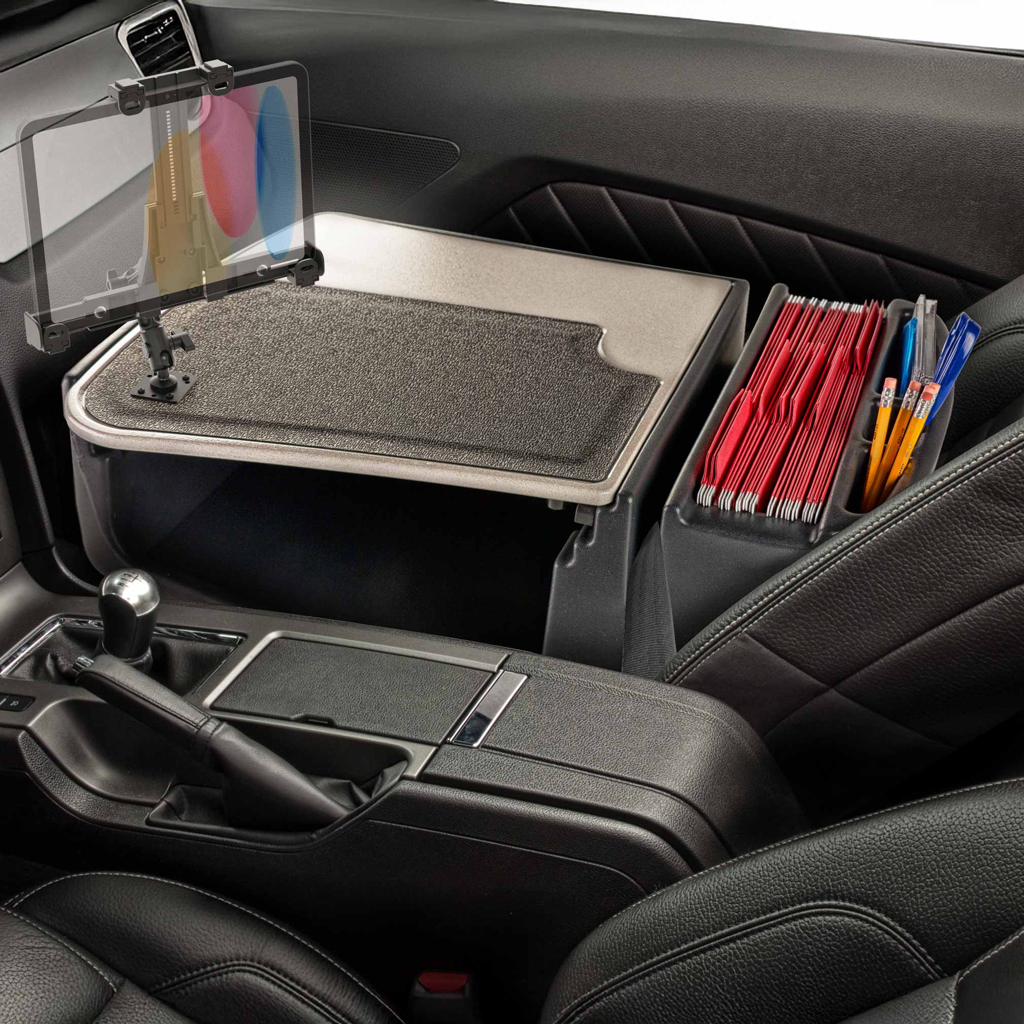 Arkon AutoExec GripMaster Efficiency Car Desk LockVise® Locking Tablet Holder and Multi-Angle Mount - Image 7