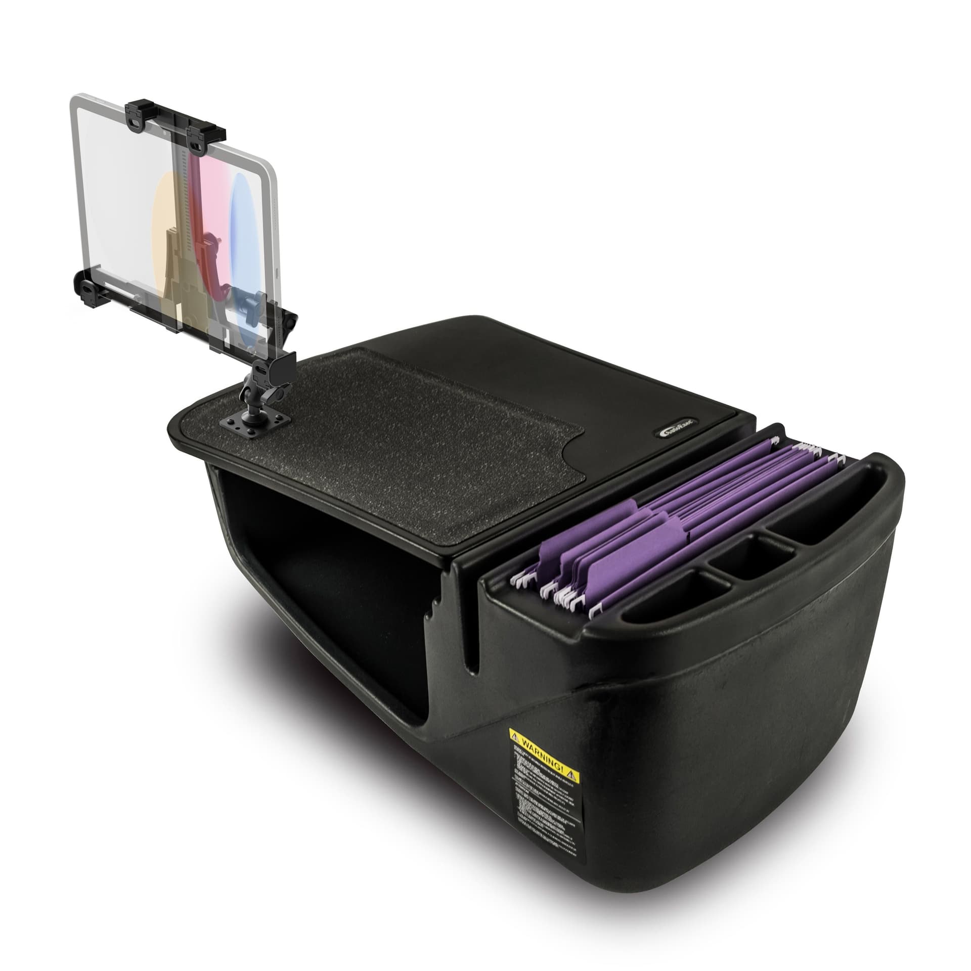 Arkon AutoExec GripMaster Efficiency Car Desk LockVise® Locking Tablet Holder and Multi-Angle Mount - Image 10