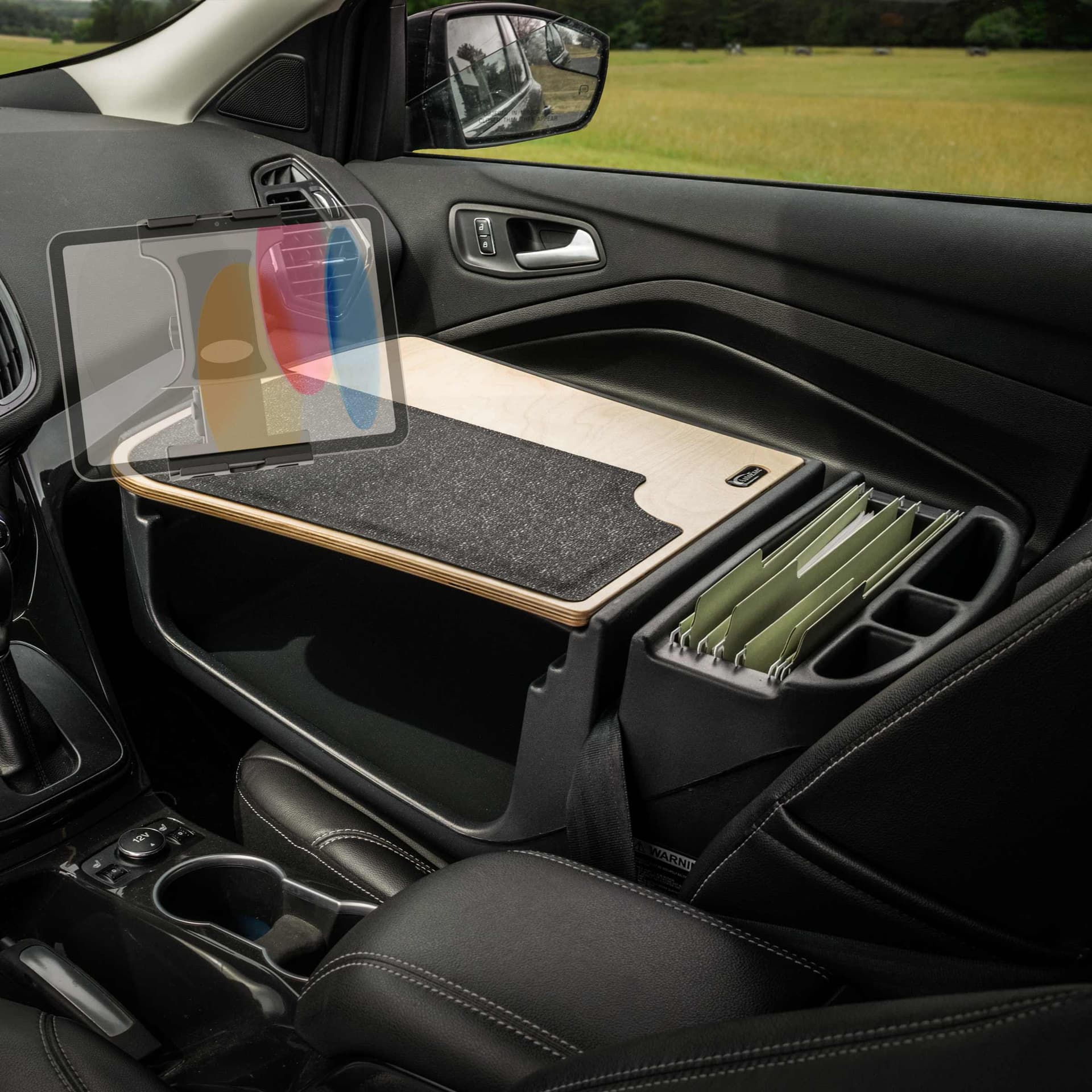 Arkon AutoExec GripMaster Efficiency Car Desk with Slim-Grip® Ultra Pro Multi-Angle Mount - Image 3
