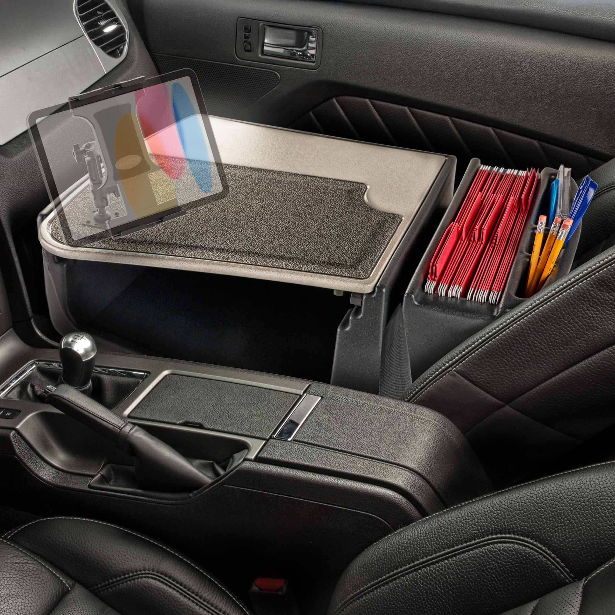 Arkon AutoExec GripMaster Efficiency Car Desk with Slim-Grip® Ultra Pro Multi-Angle Mount - Image 7