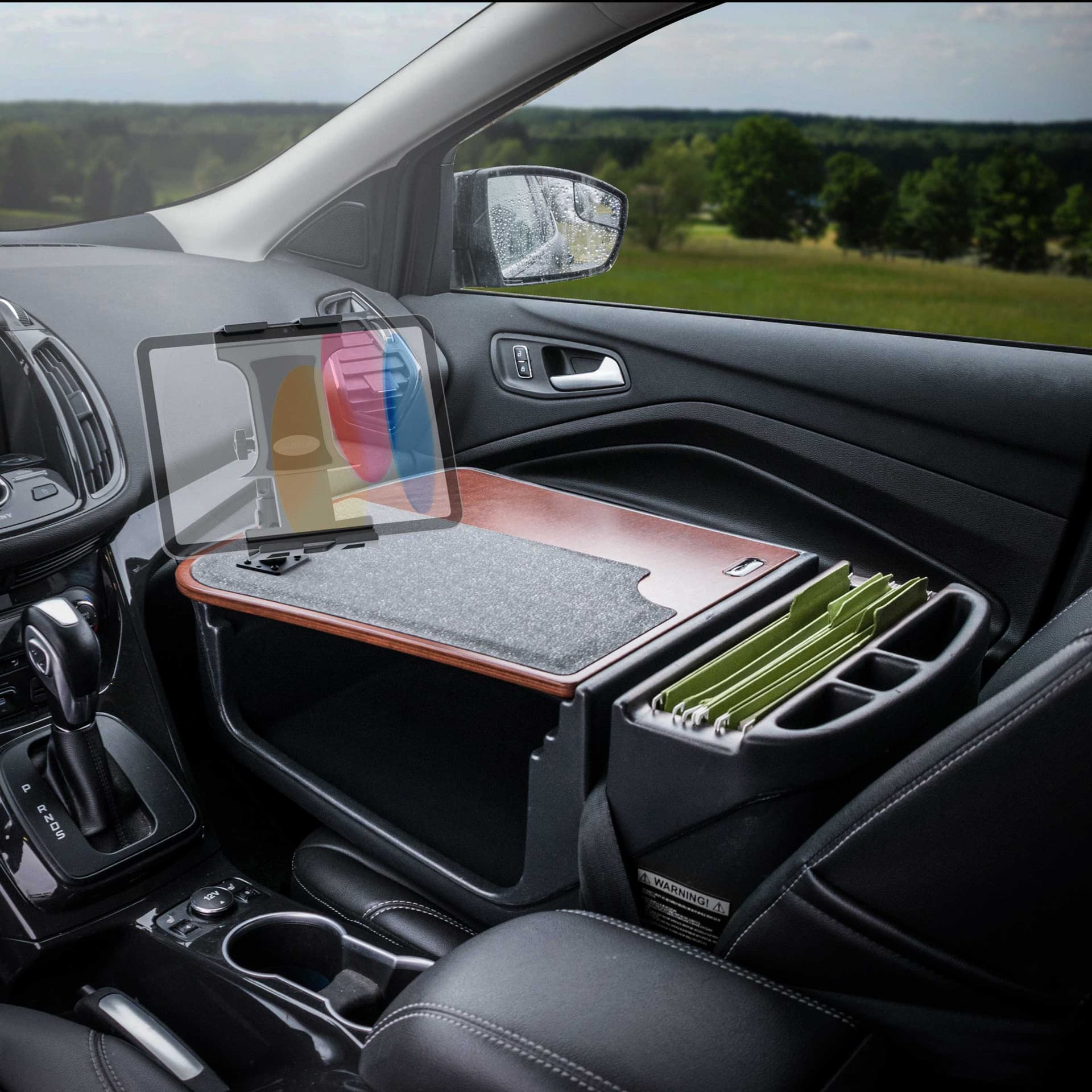 Arkon AutoExec GripMaster Efficiency Car Desk with Slim-Grip® Ultra Pro Multi-Angle Mount - Image 16
