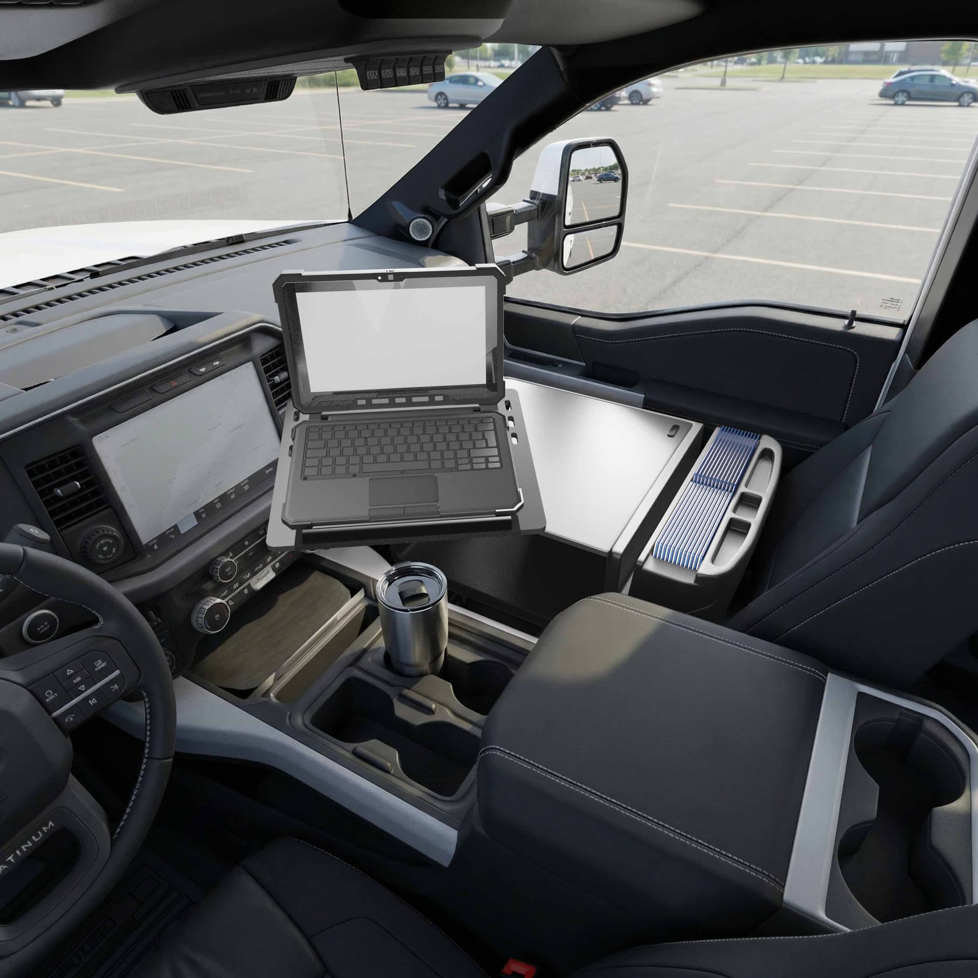 Arkon AutoExec Reach Front Seat Car Desk - Image 11