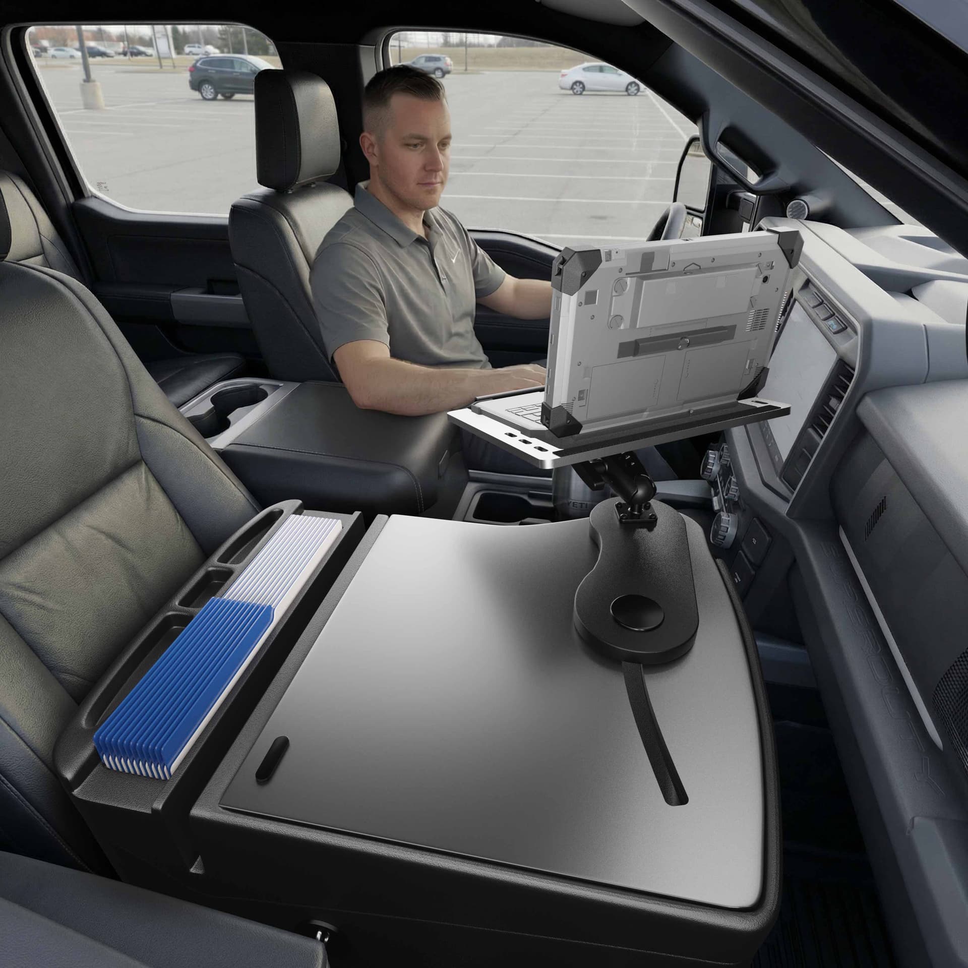 Arkon AutoExec Reach Front Seat Car Desk - Image 12