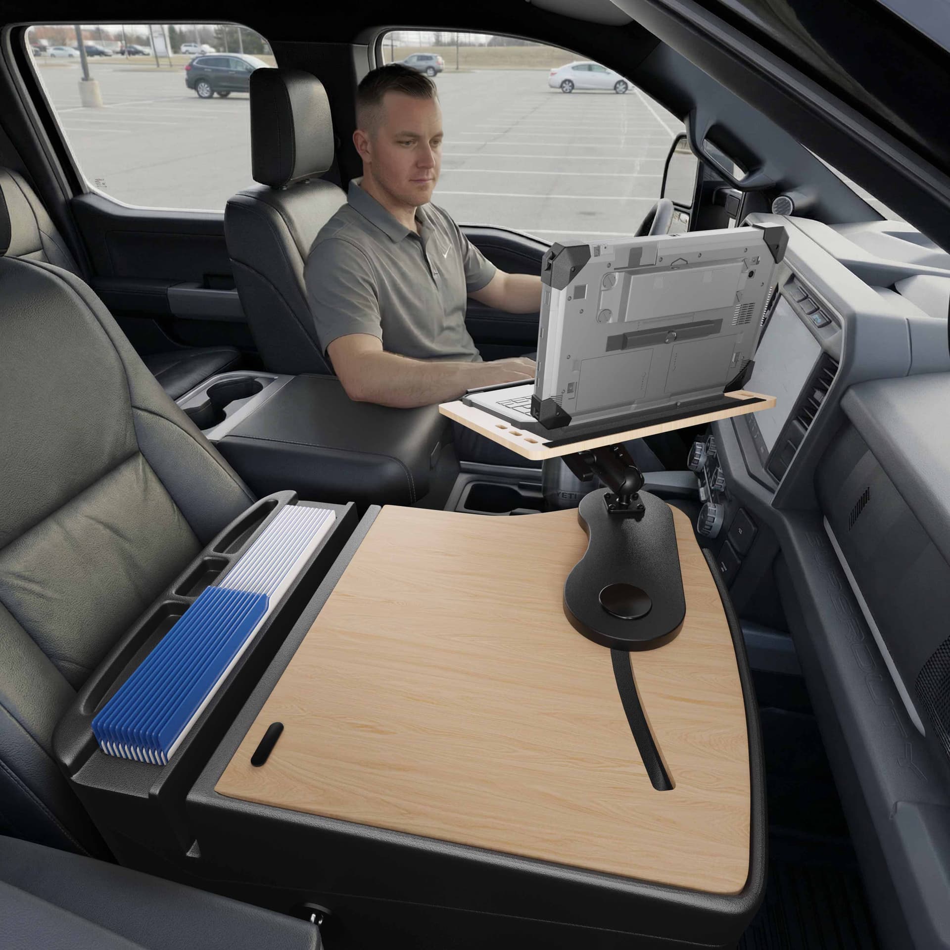 Arkon AutoExec Reach Front Seat Car Desk - Image 5