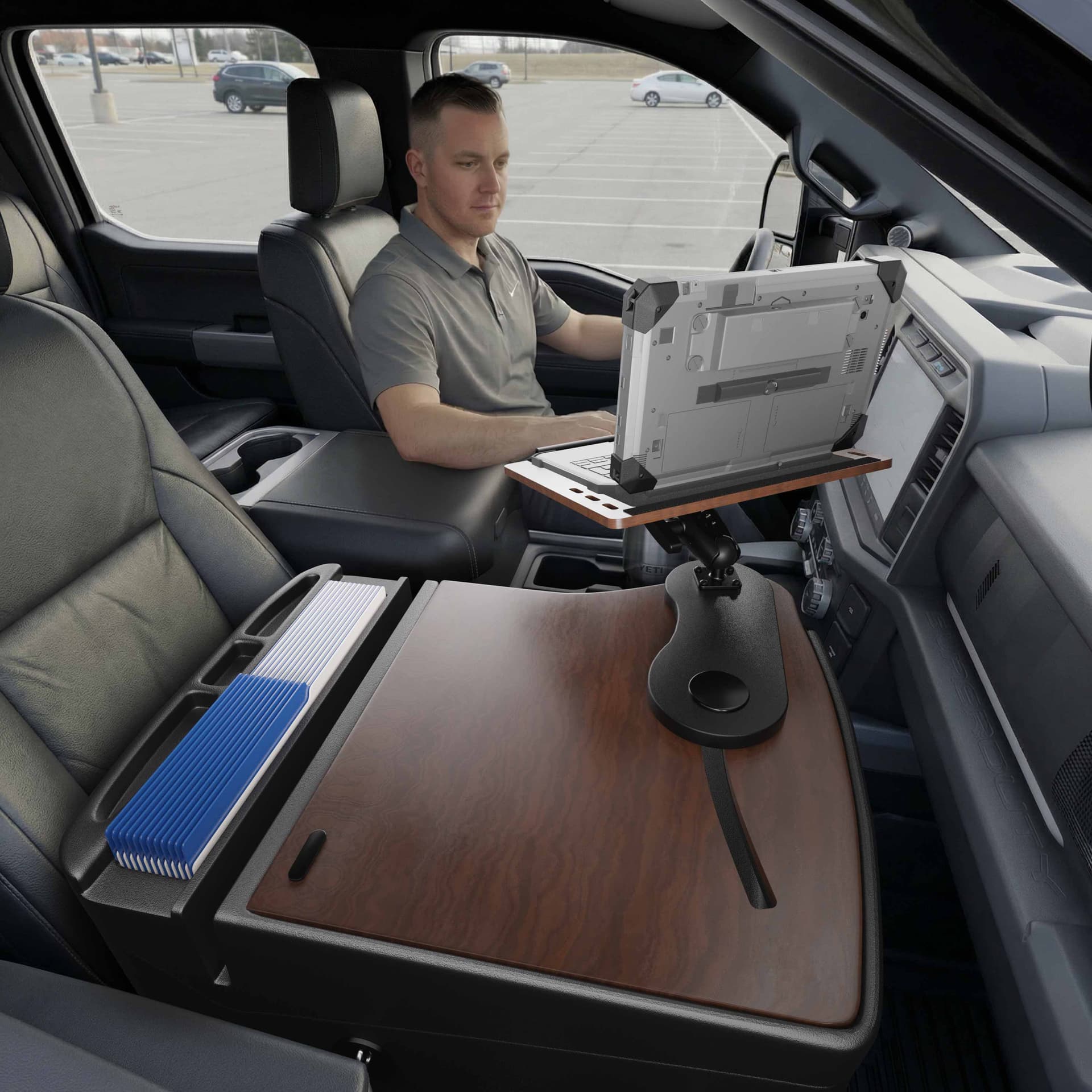 Arkon AutoExec Reach Front Seat Car Desk - Image 24