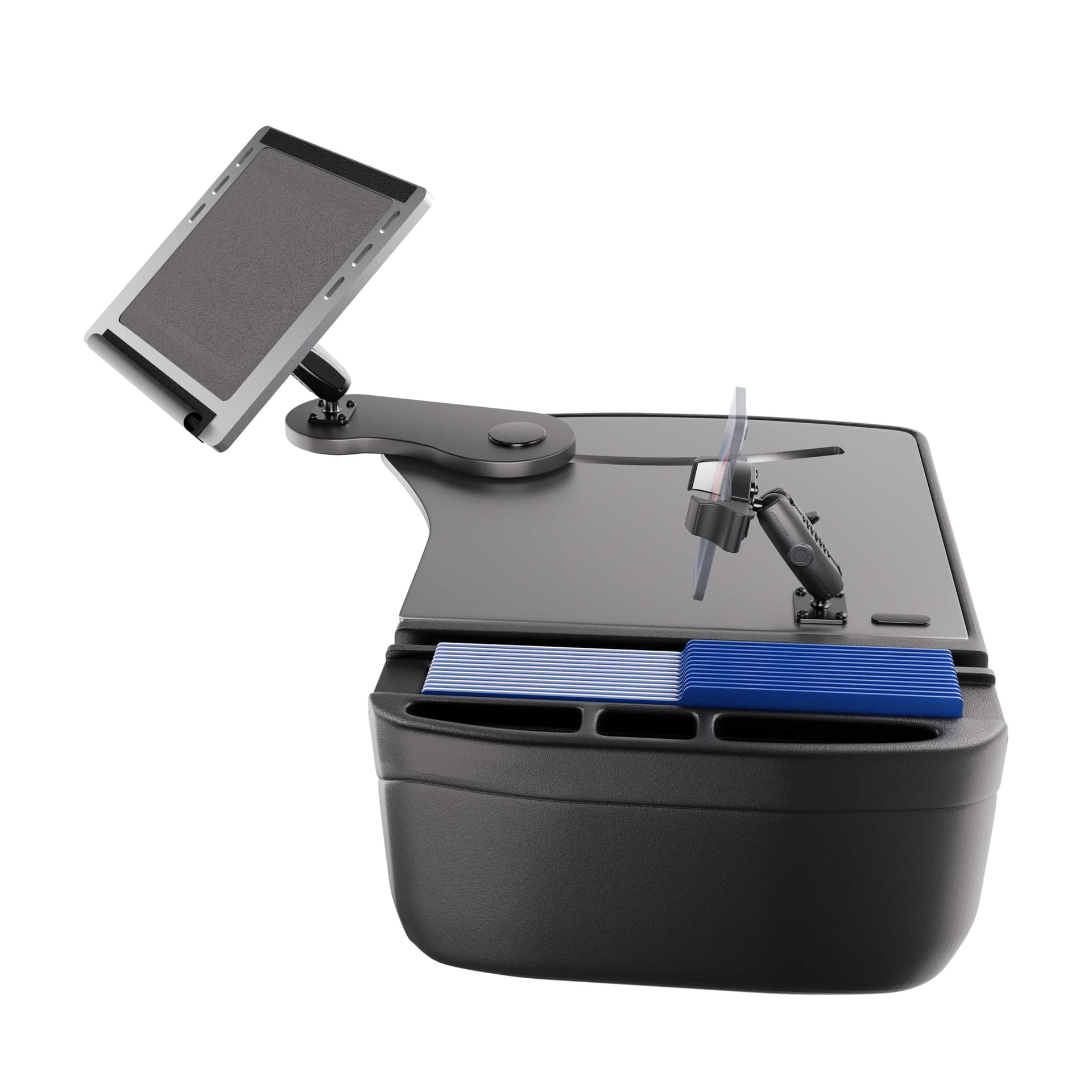 Arkon AutoExec Reach Front Seat Car Desk with RoadVise® Ultra Pro Drill-Base Mount - Image 8