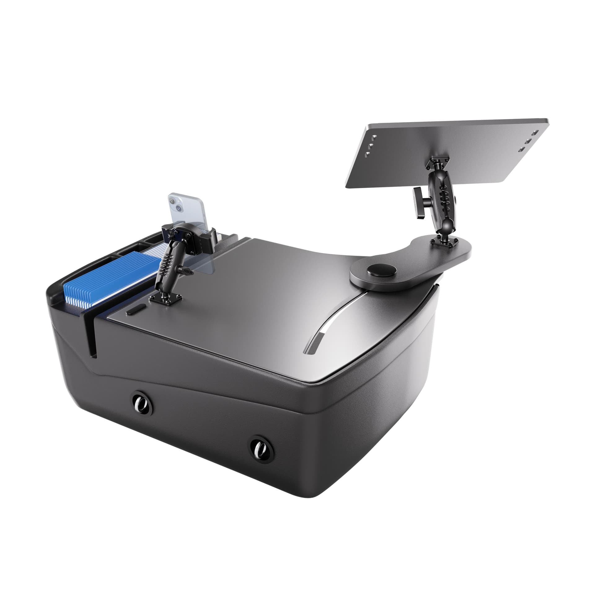 Arkon AutoExec Reach Front Seat Car Desk with RoadVise® Ultra Pro Drill-Base Mount - Image 10