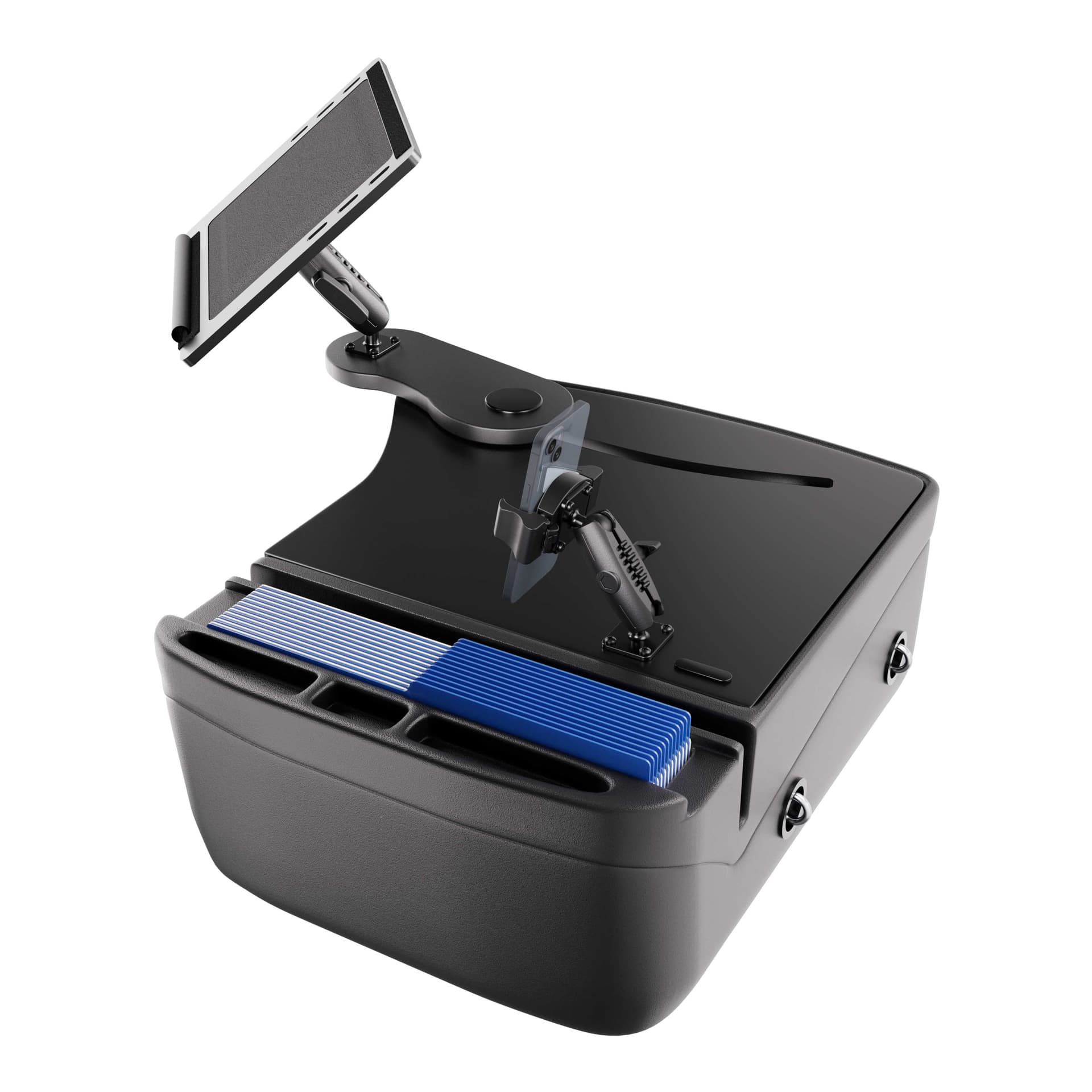 Arkon AutoExec Reach Front Seat Car Desk with RoadVise® Ultra Pro Drill-Base Mount - Image 15