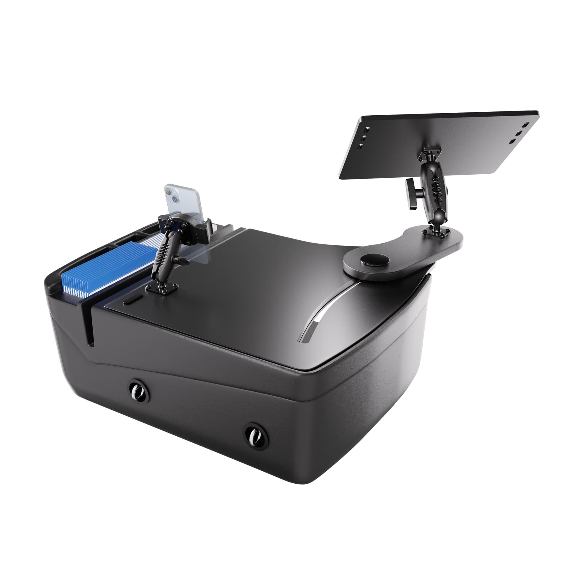 Arkon AutoExec Reach Front Seat Car Desk with RoadVise® Ultra Pro Drill-Base Mount - Image 16