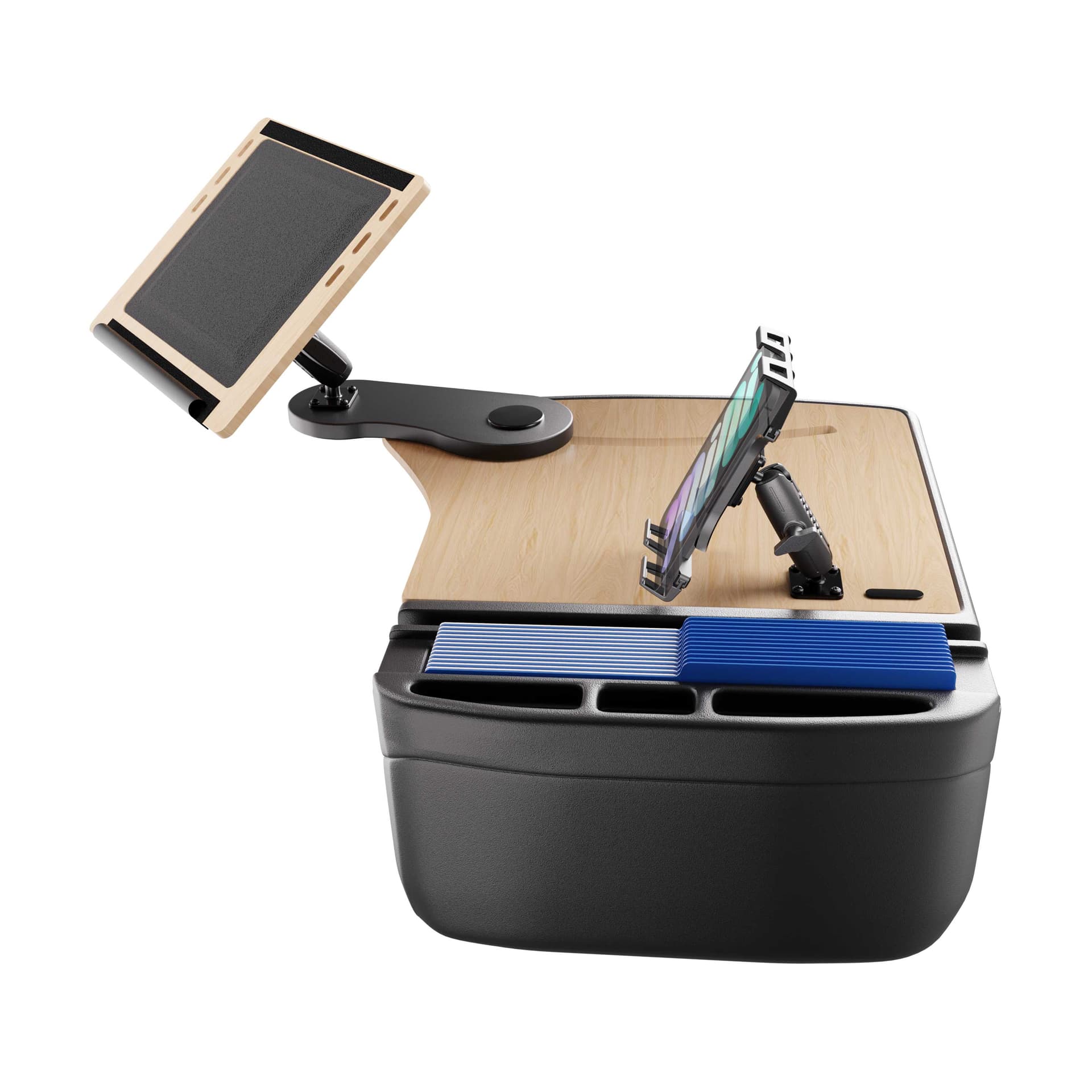 Arkon AutoExec Reach Front Seat Car Desk with Slim-Grip® Ultra Pro Drill-Base Mount - Image 2