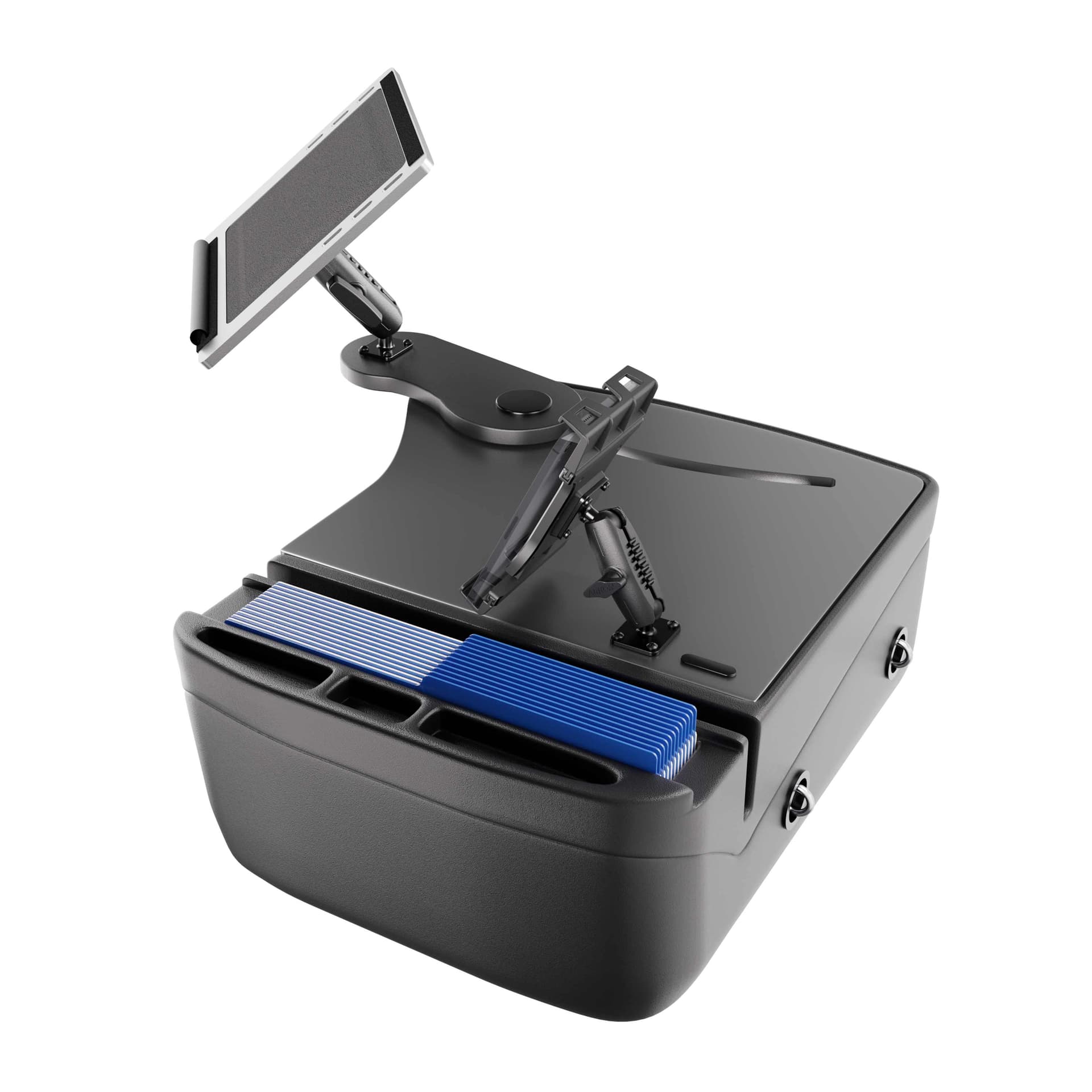 Arkon AutoExec Reach Front Seat Car Desk with Slim-Grip® Ultra Pro Drill-Base Mount - Image 9