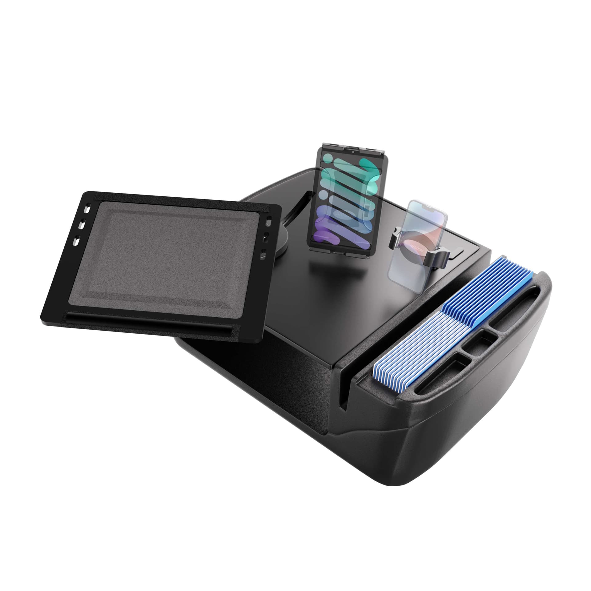 Arkon AutoExec Reach Front Seat Car Desk with Slim-Grip® Ultra Pro and RoadVise® Ultra Pro Drill-Base Mount - Image 13