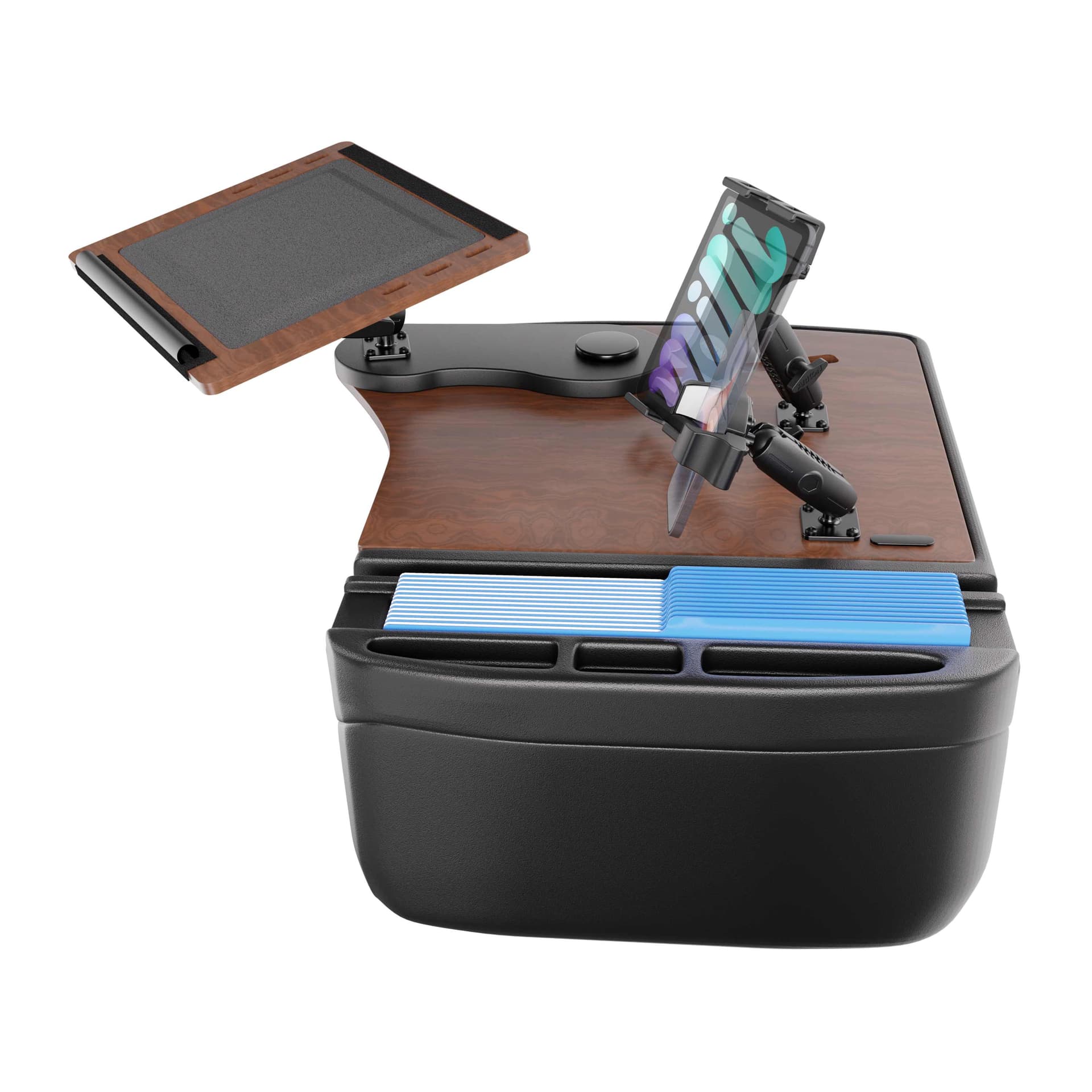 Arkon AutoExec Reach Front Seat Car Desk with Slim-Grip® Ultra Pro and RoadVise® Ultra Pro Drill-Base Mount - Image 20