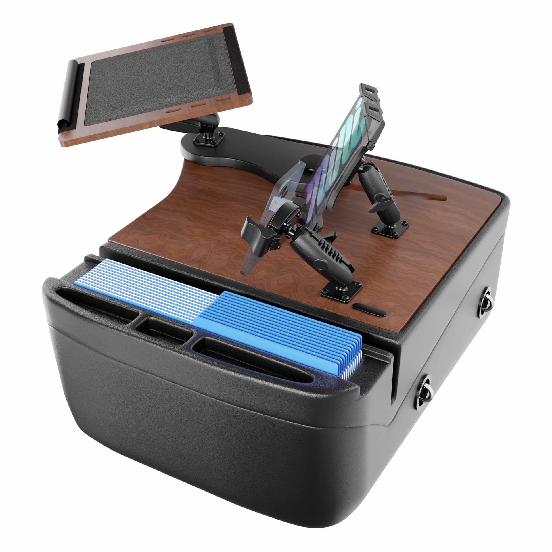 Arkon AutoExec Reach Front Seat Car Desk with Slim-Grip® Ultra Pro and RoadVise® Ultra Pro Drill-Base Mount - Image 21