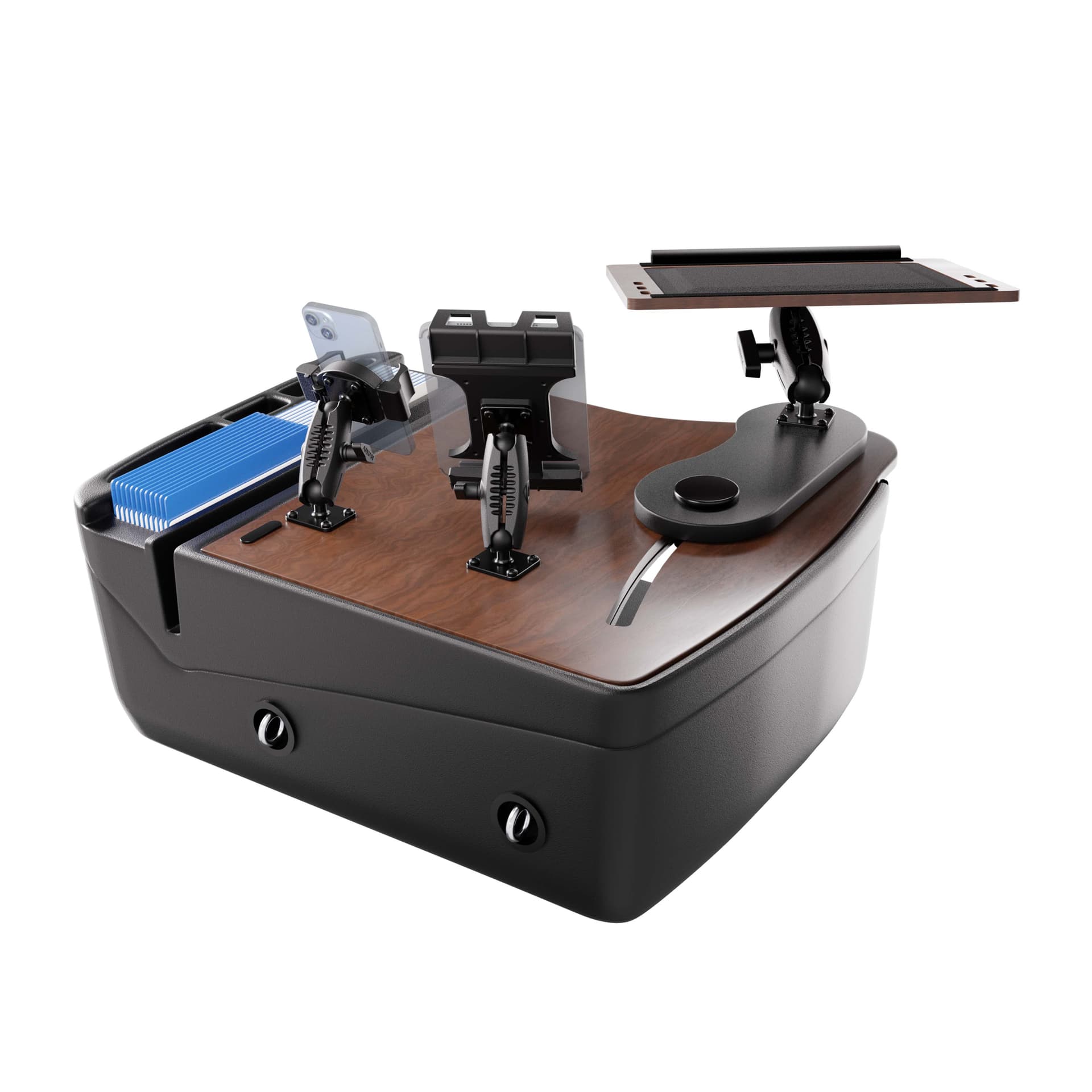 Arkon AutoExec Reach Front Seat Car Desk with Slim-Grip® Ultra Pro and RoadVise® Ultra Pro Drill-Base Mount - Image 22