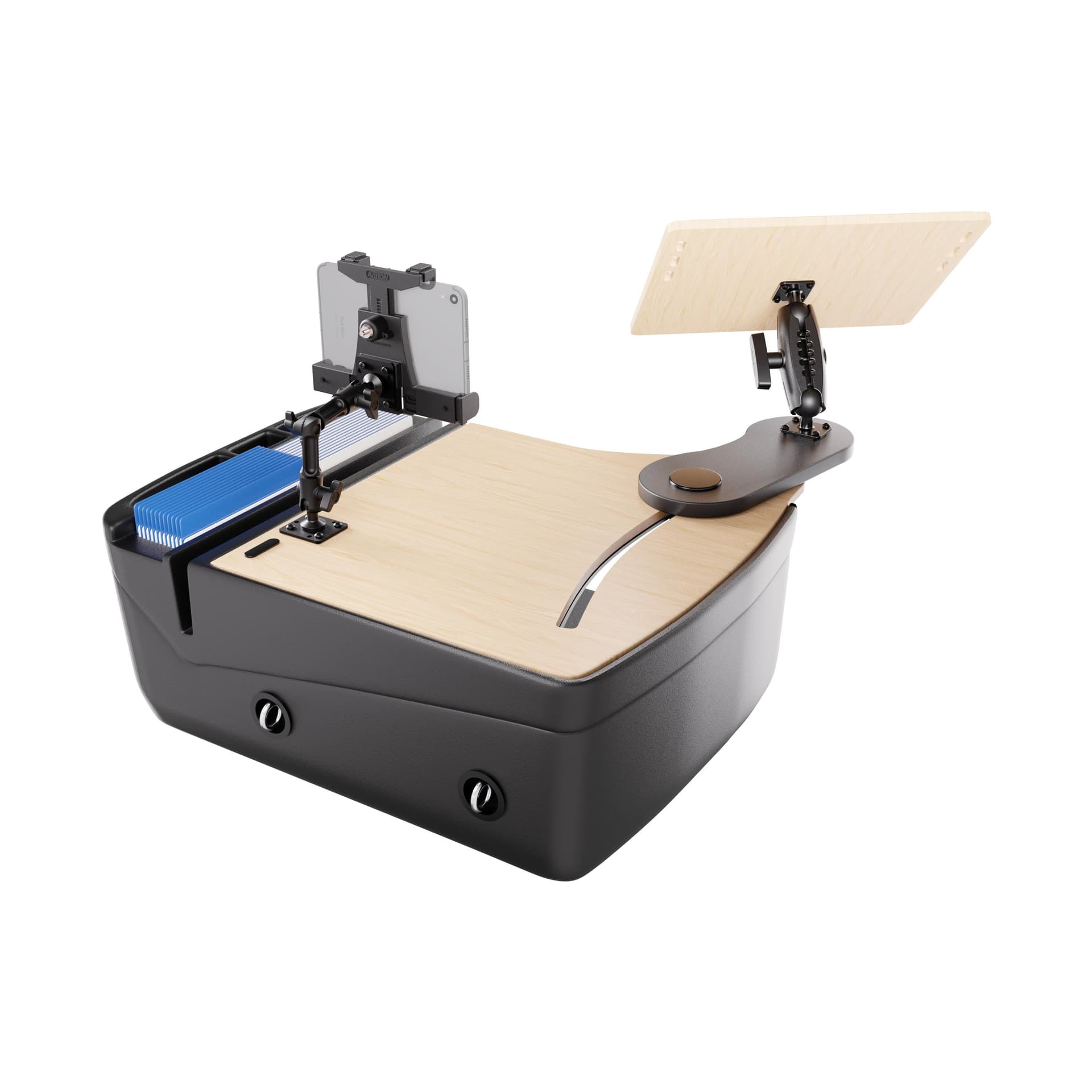 Arkon AutoExec Reach Front Seat Car Desk with LockVise™ Locking Tablet Multi-Angle Mount - Image 4